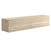 Terra 71" Wall-Mounted TV Stand by Modway - Travertine
