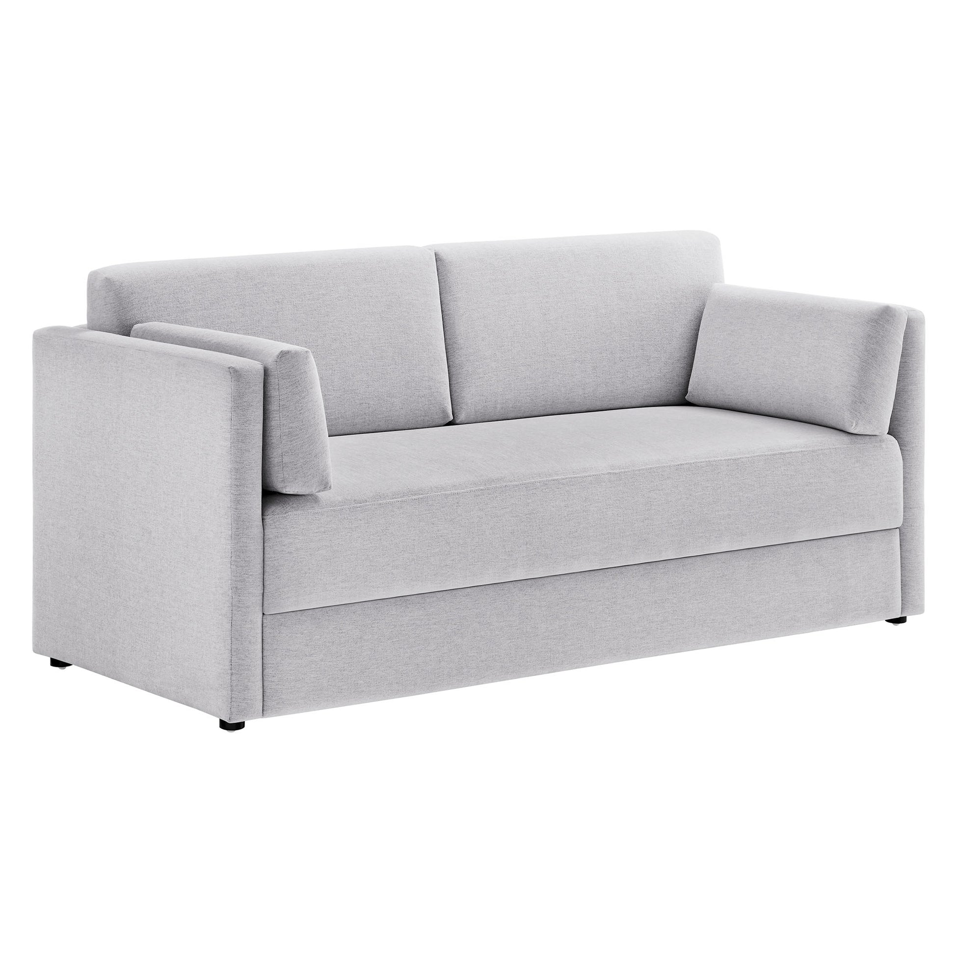 Linden Upholstered Heathered Chenille Sofa