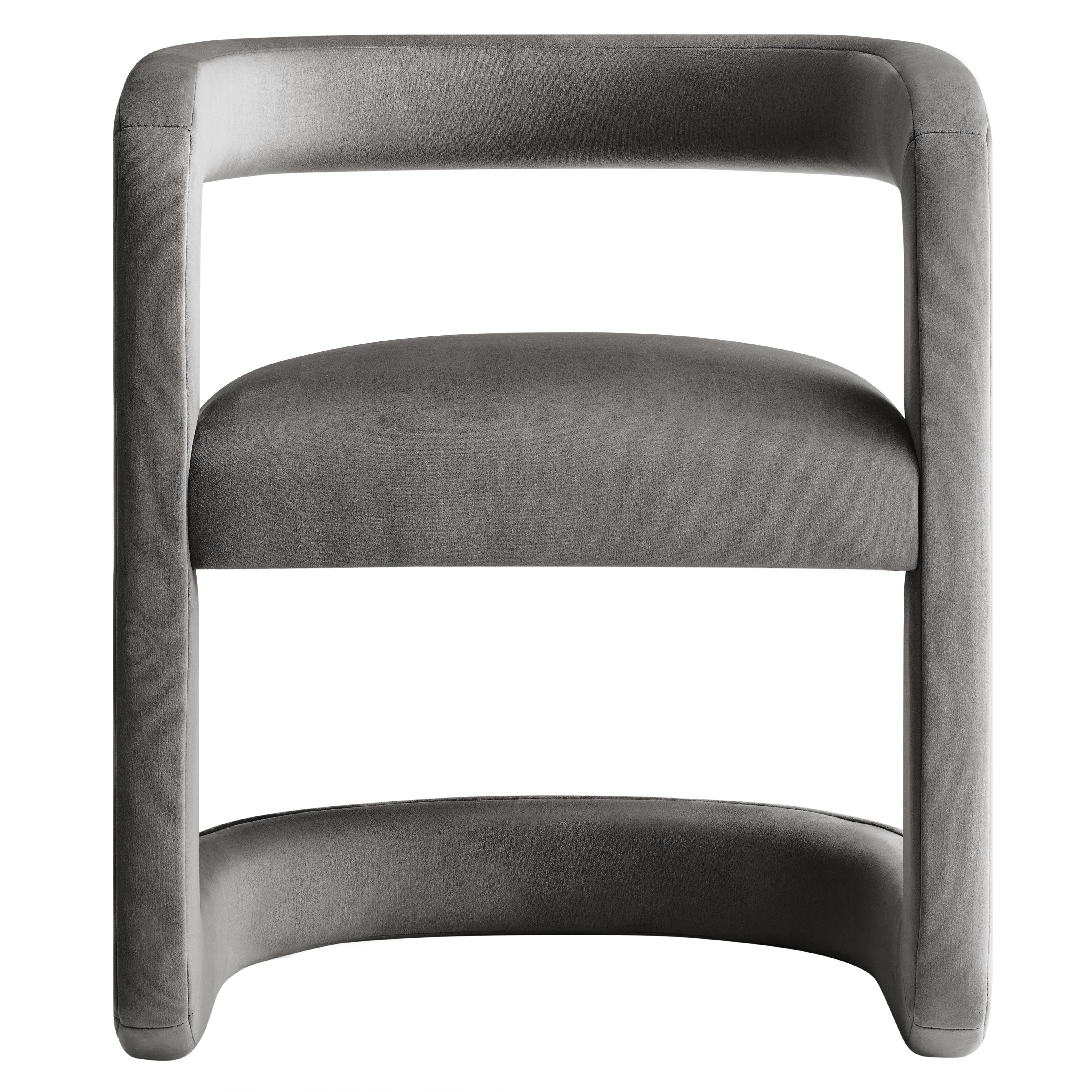 Winslow  Barrel Performance Velvet Dining Chair