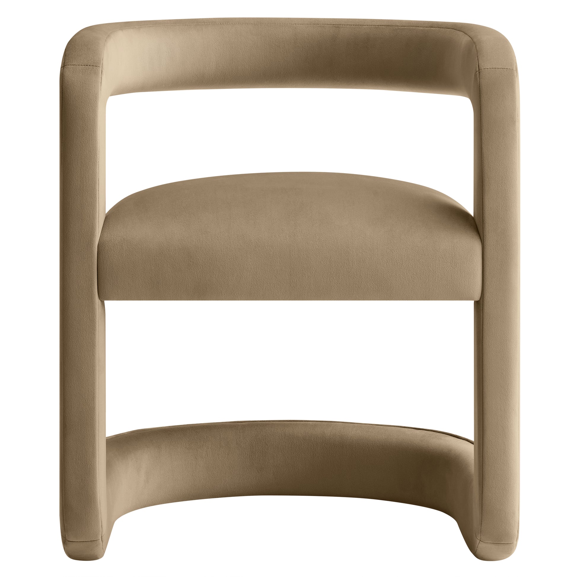 Winslow  Barrel Performance Velvet Dining Chair