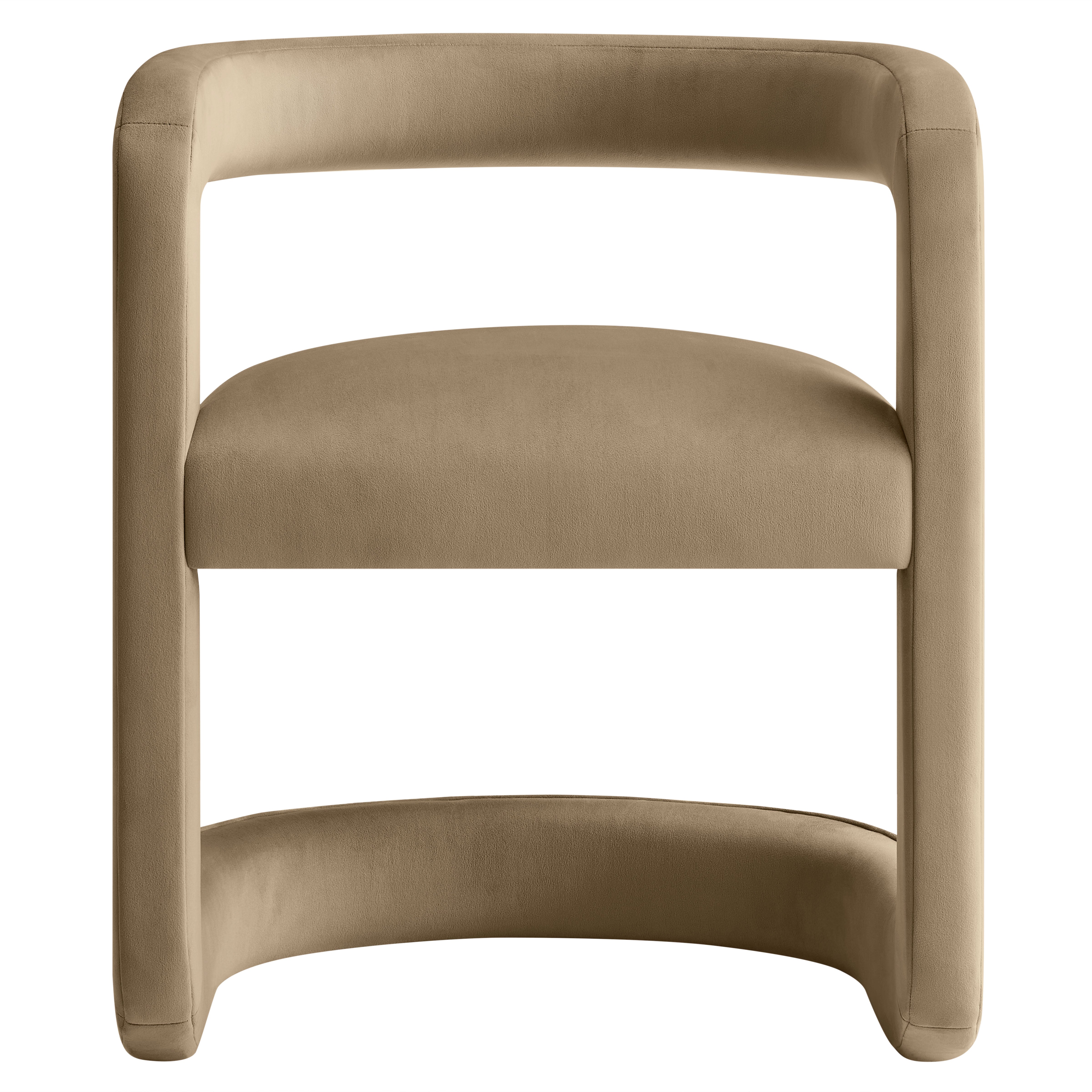 Winslow  Barrel Performance Velvet Dining Chair