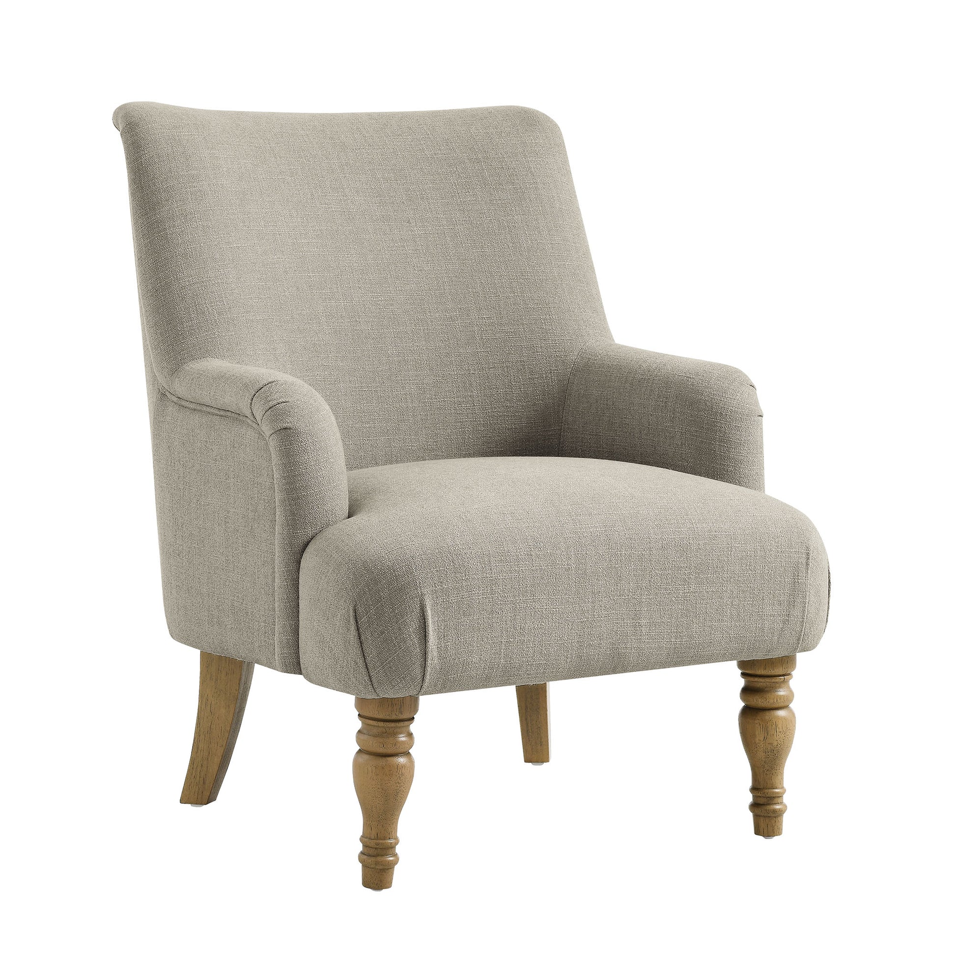 Ellington Fabric Upholstered Accent Armchair - Linen