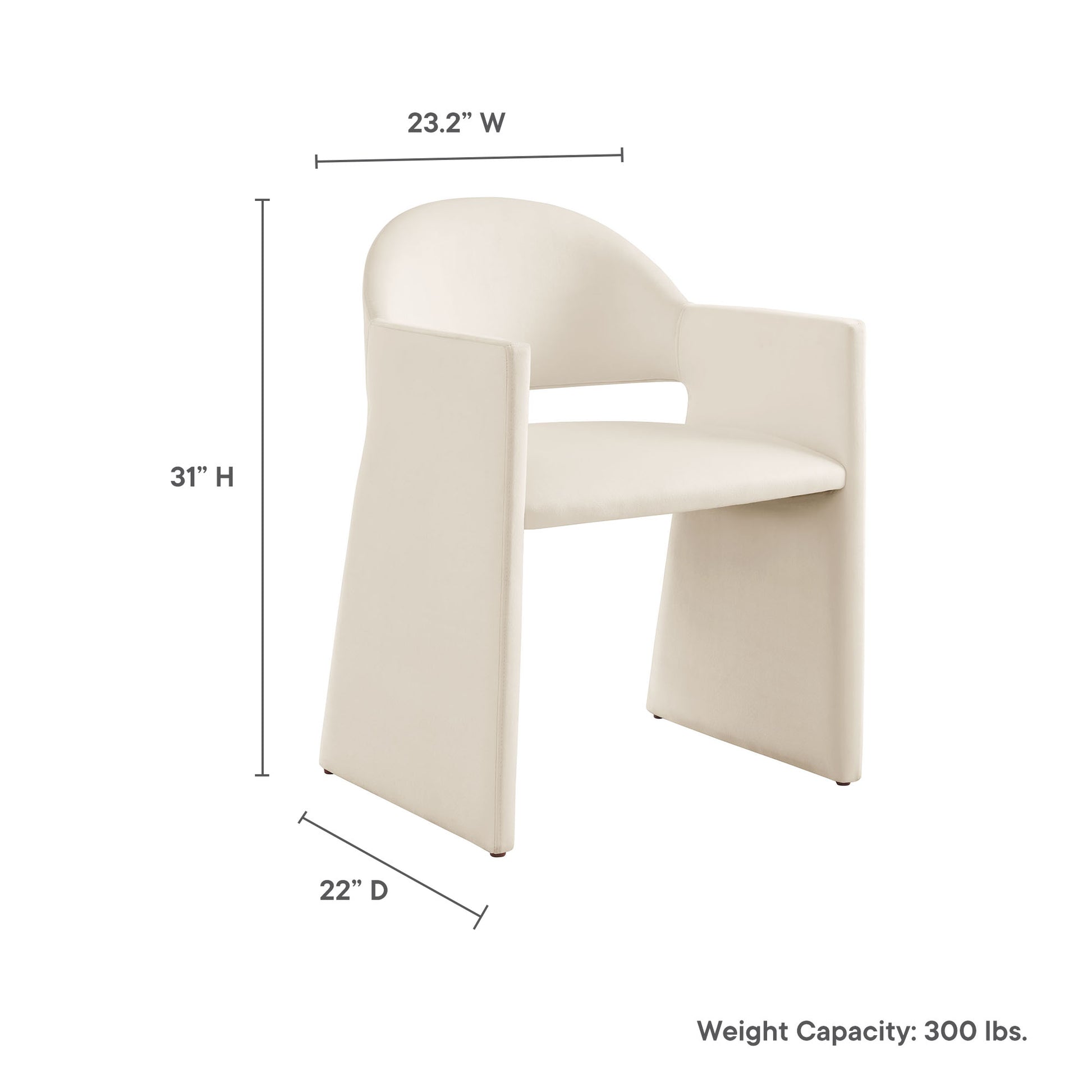Talia Performance Velvet Dining Armchair - Chocolate Brown