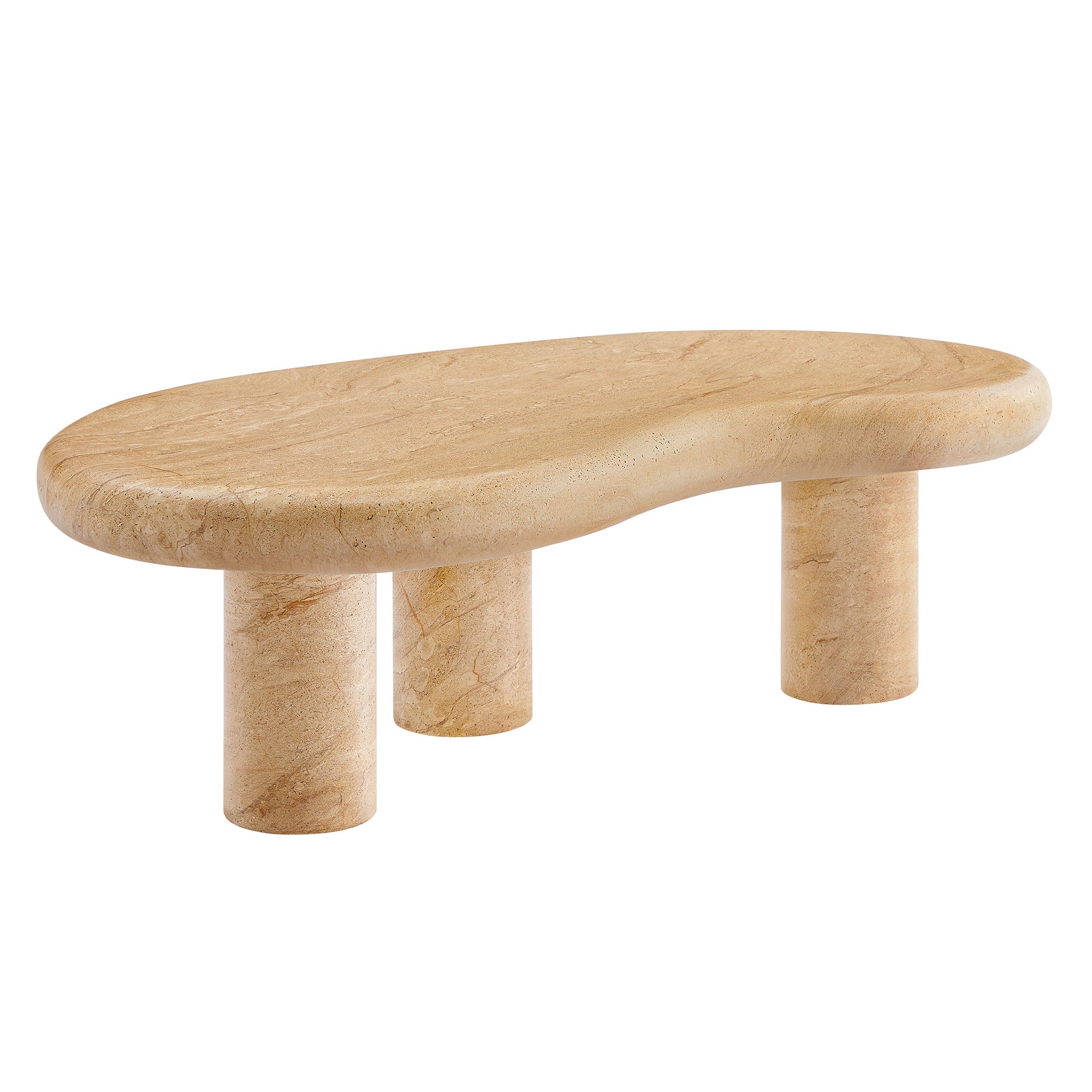 Elowen Indoor - Outdoor Coffee Table - Travertine