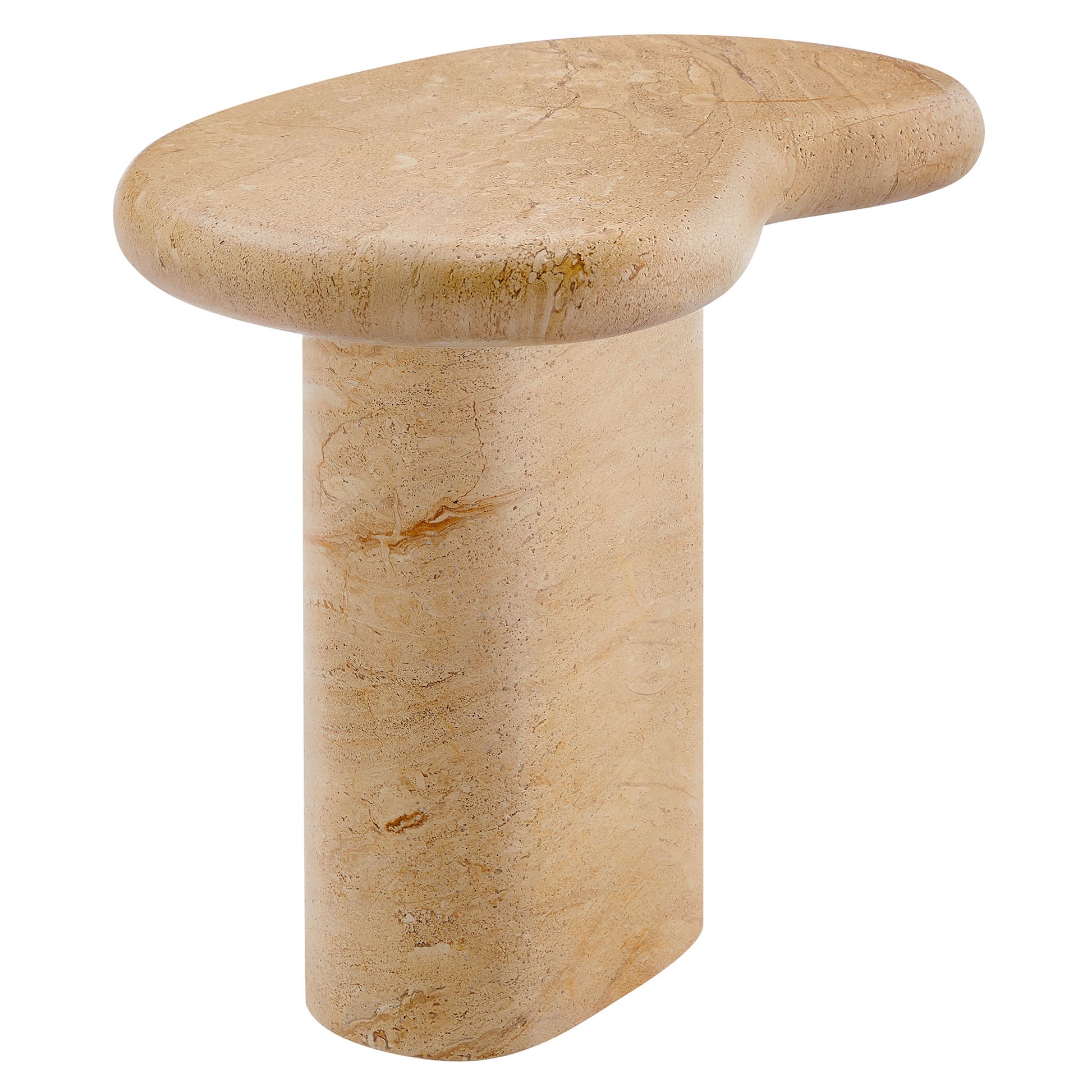 Elowen Indoor - Outdoor Side Table - Travertine