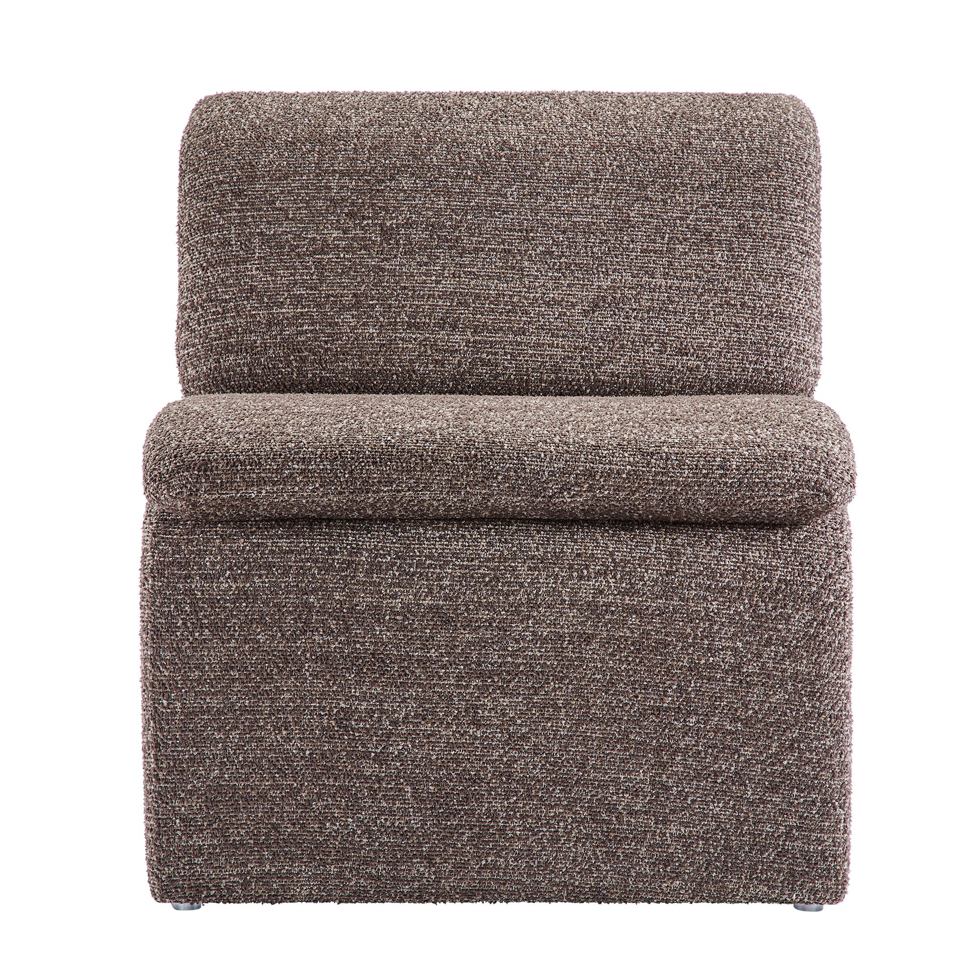 Lume Boucle Upholstered Armless Accent Chair