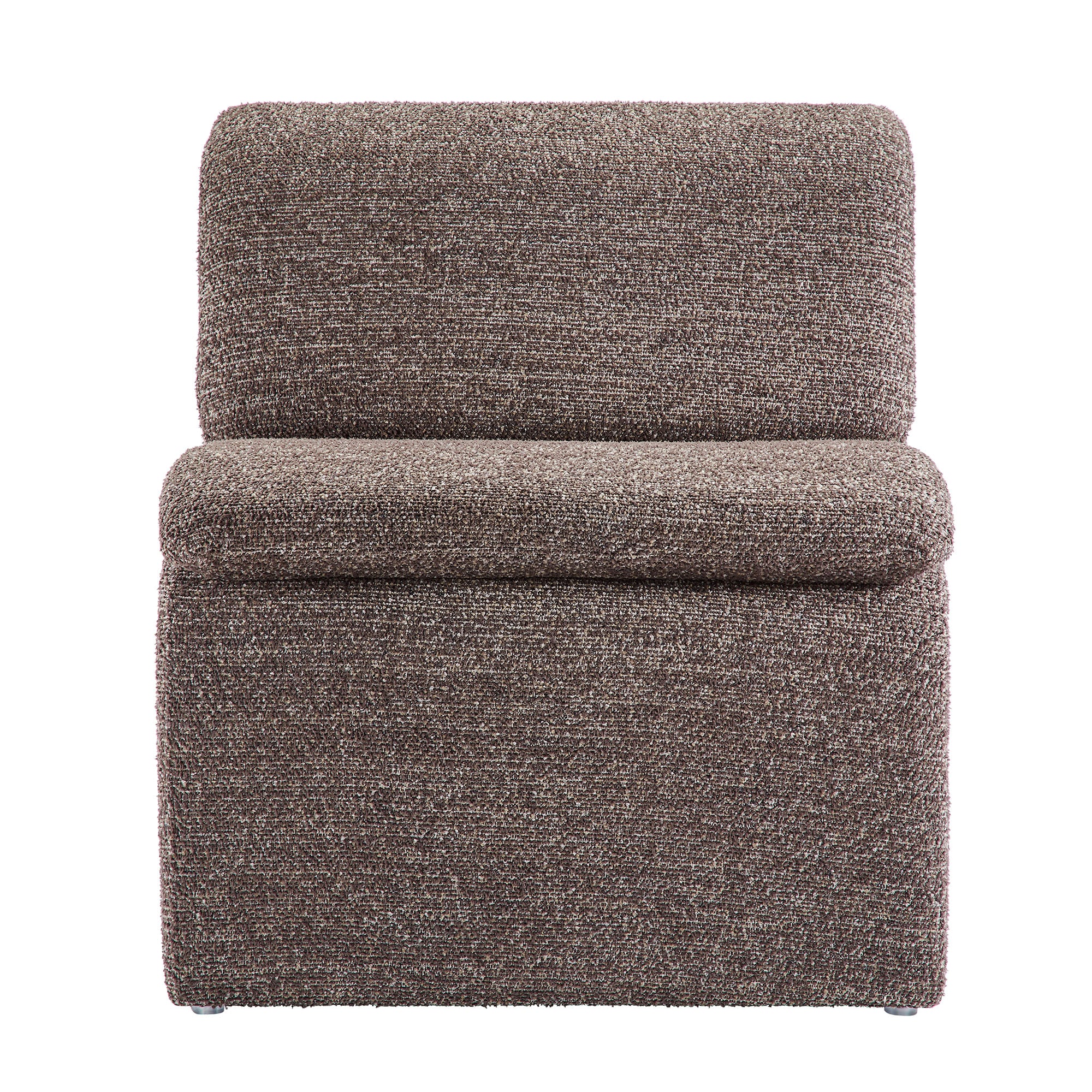Lume Boucle Upholstered Armless Accent Chair