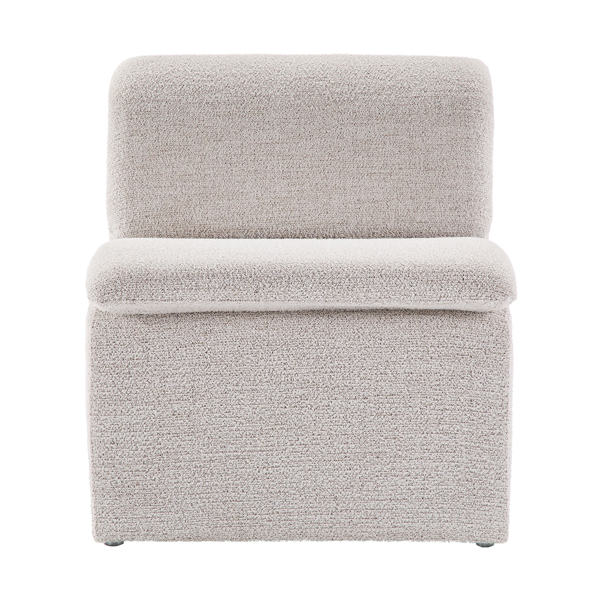 Lume Boucle Upholstered Armless Accent Chair