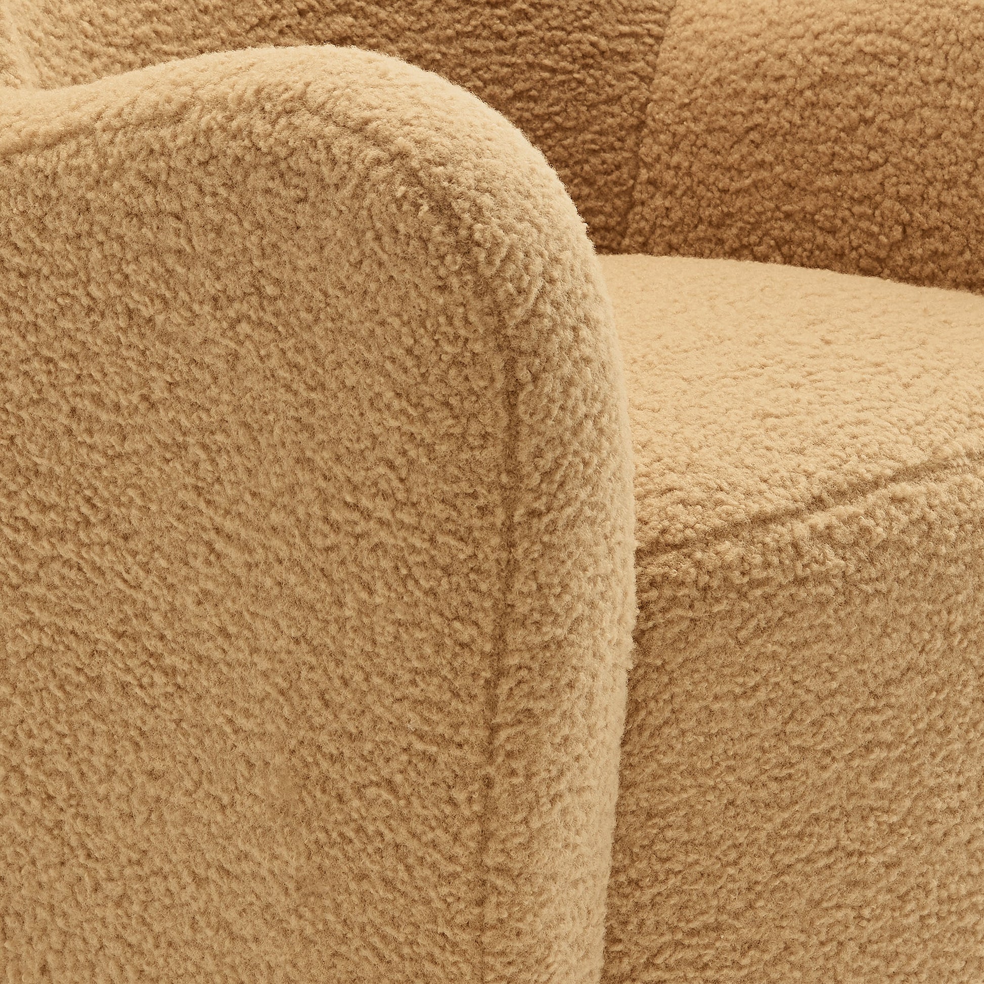 Montrose Wingback Sherpa Swivel Accent Chair