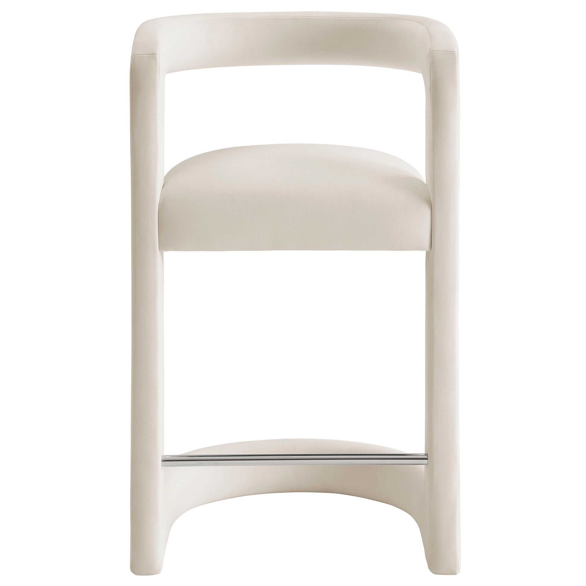 Winslow Performance Velvet Counter Stool - Taupe