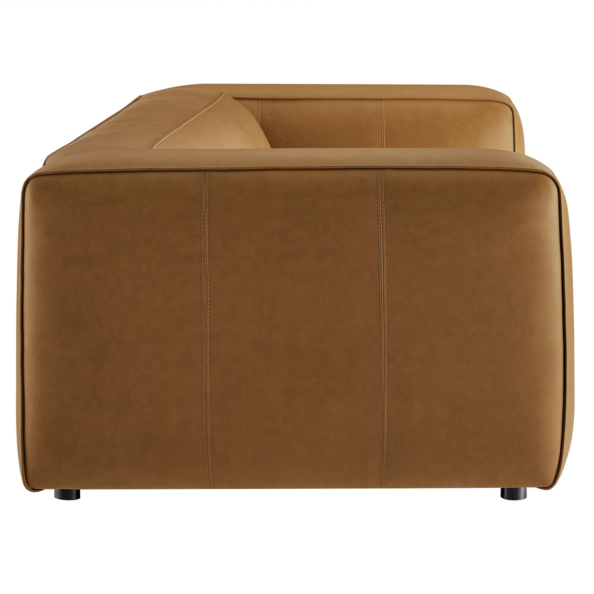 Auren Upholstered Vegan Leather Sofa