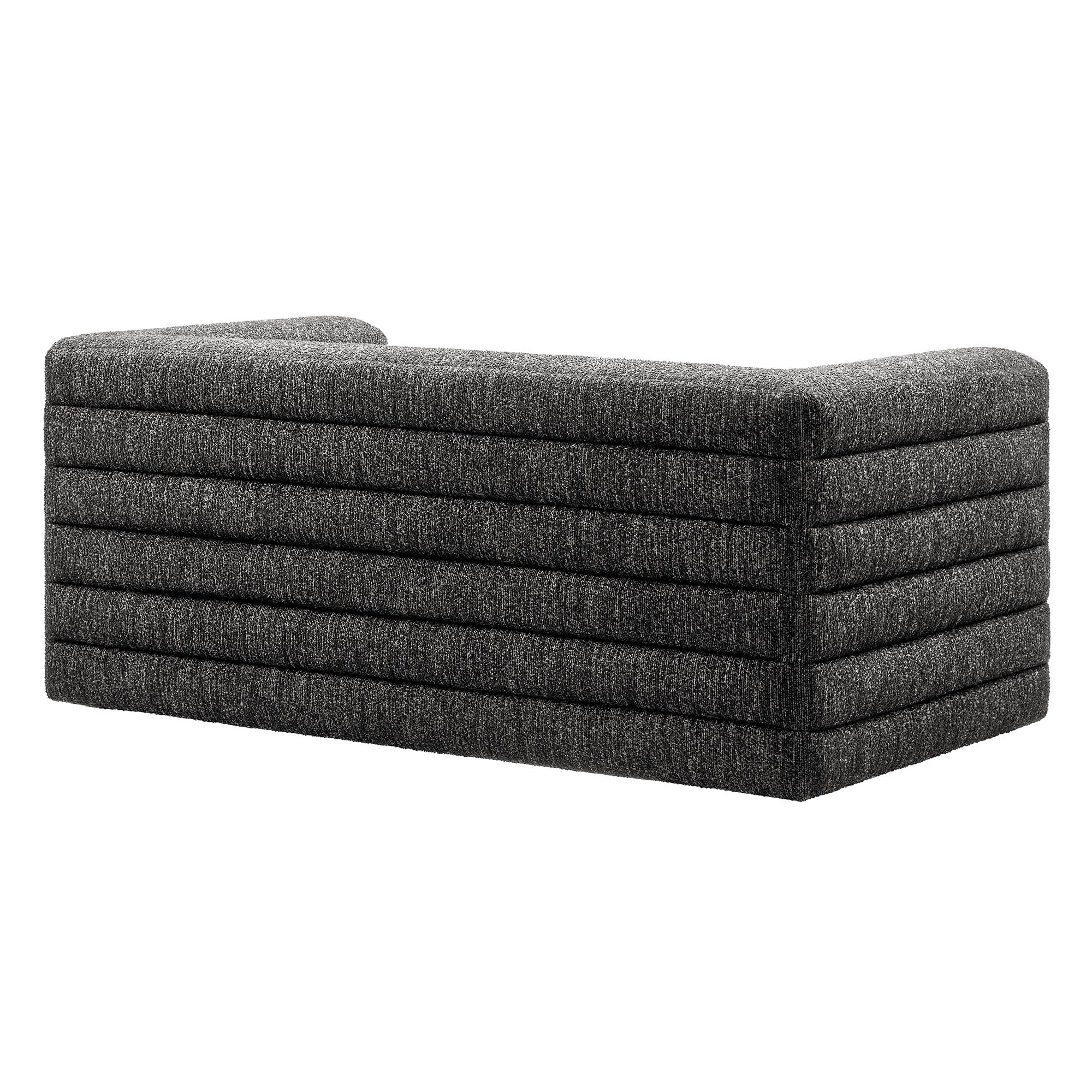 Relle Channel Tufted Boucle Upholstered Loveseat