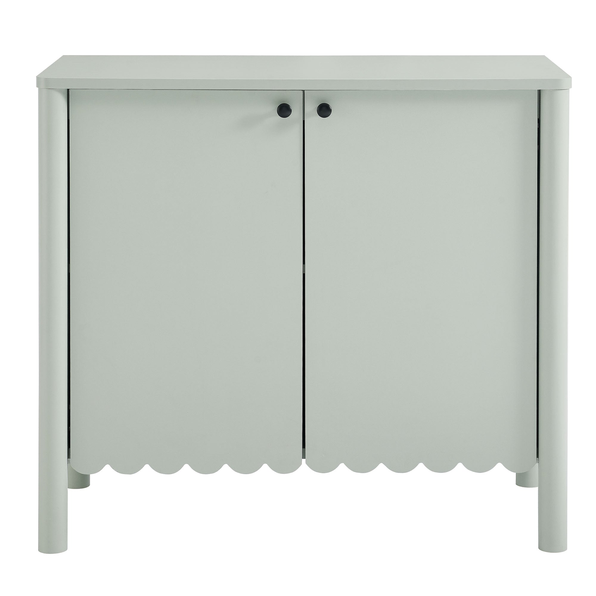 Emmeline 35" 2-Door Scalloped Sideboard Cabinet