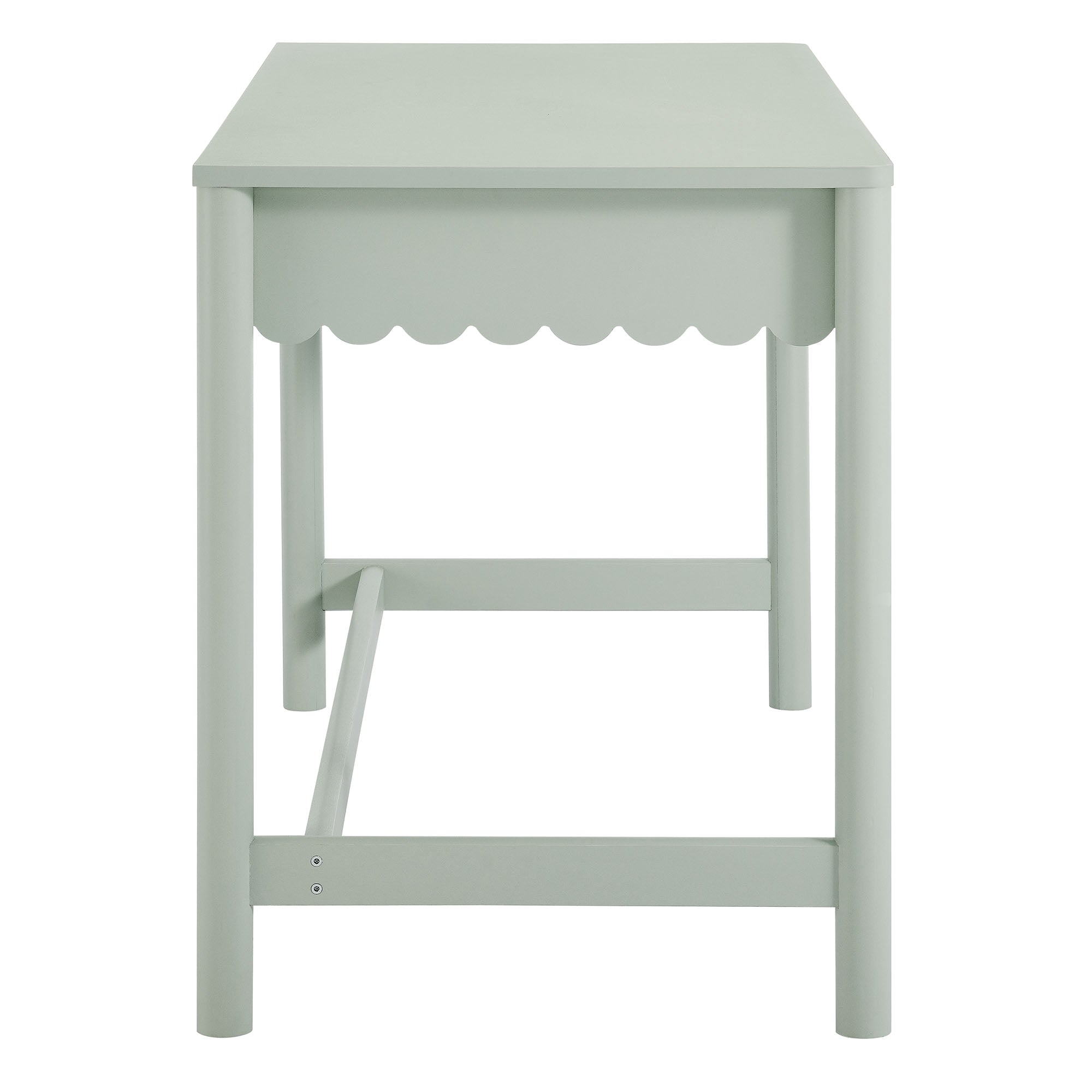 Emmeline 1-Drawer Scallop Writing Desk