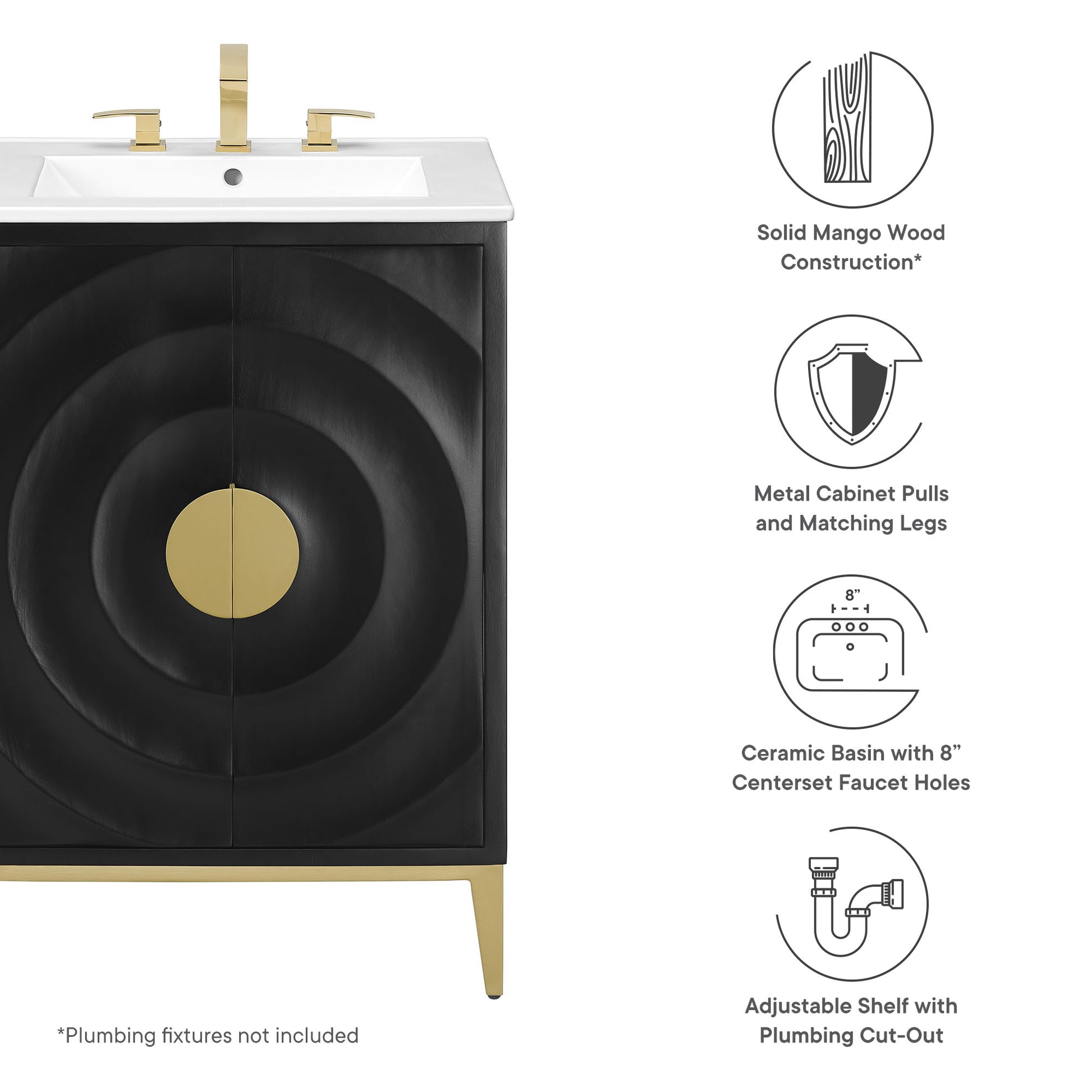 Beau 24" Bathroom Vanity Cabinet