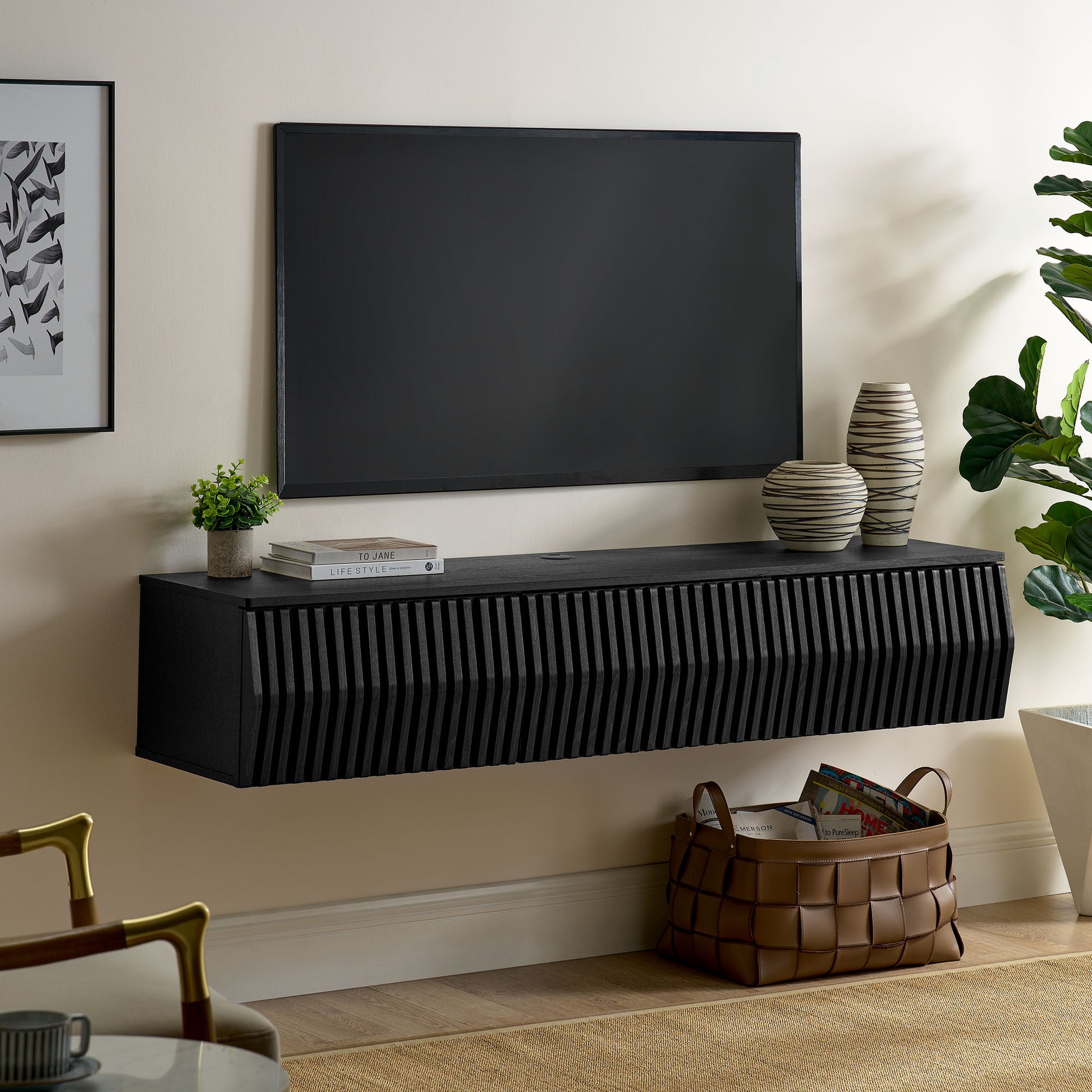Vaughn 64" Wall Mount TV Stand