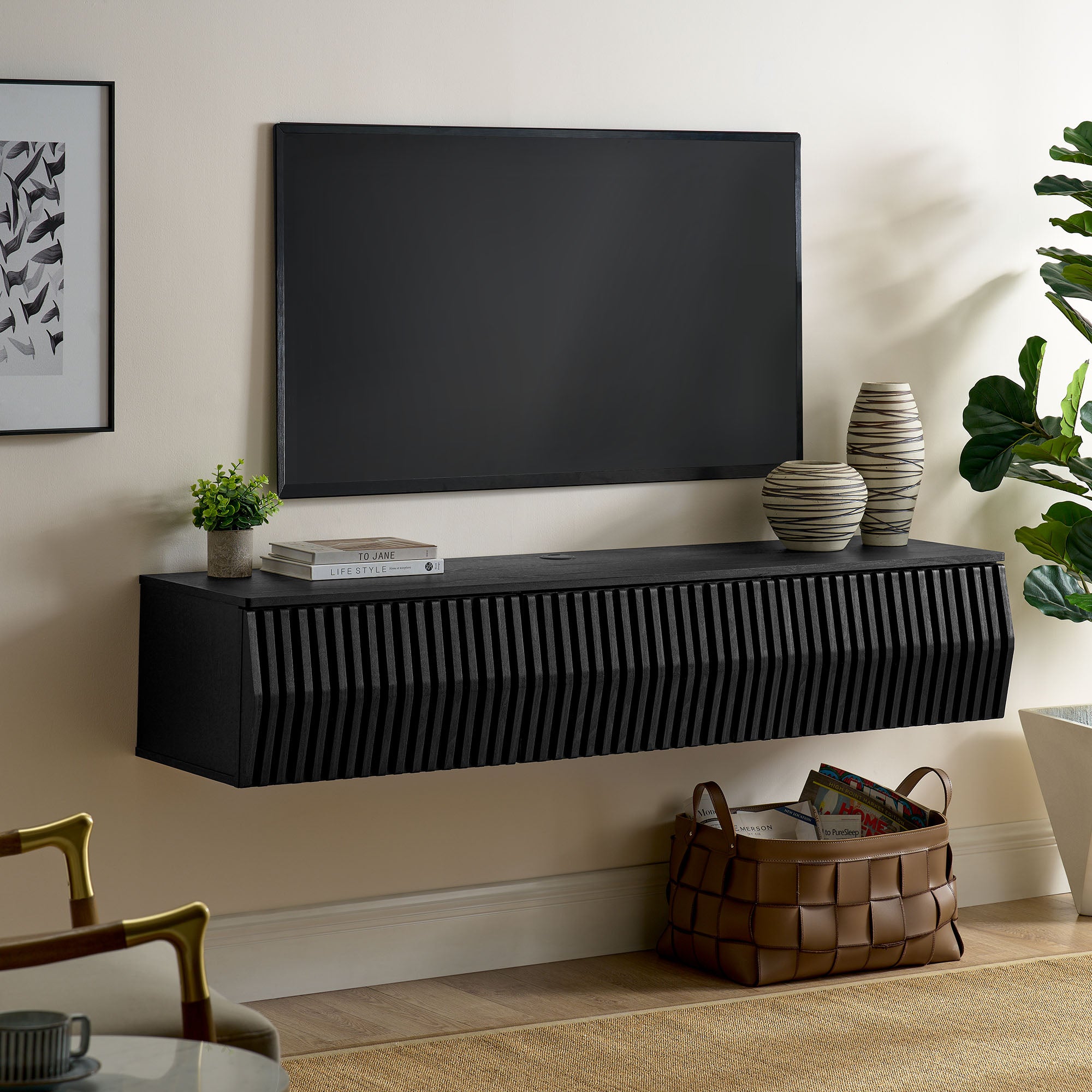Vaughn 64" Wall Mount TV Stand