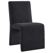 Emory Fabric Upholstered Dining Side Chair - Ebony