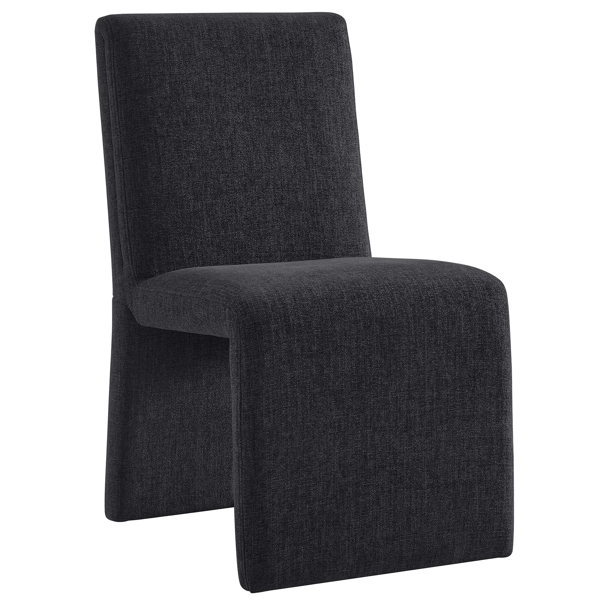 Emory Fabric Upholstered Dining Side Chair - Ebony