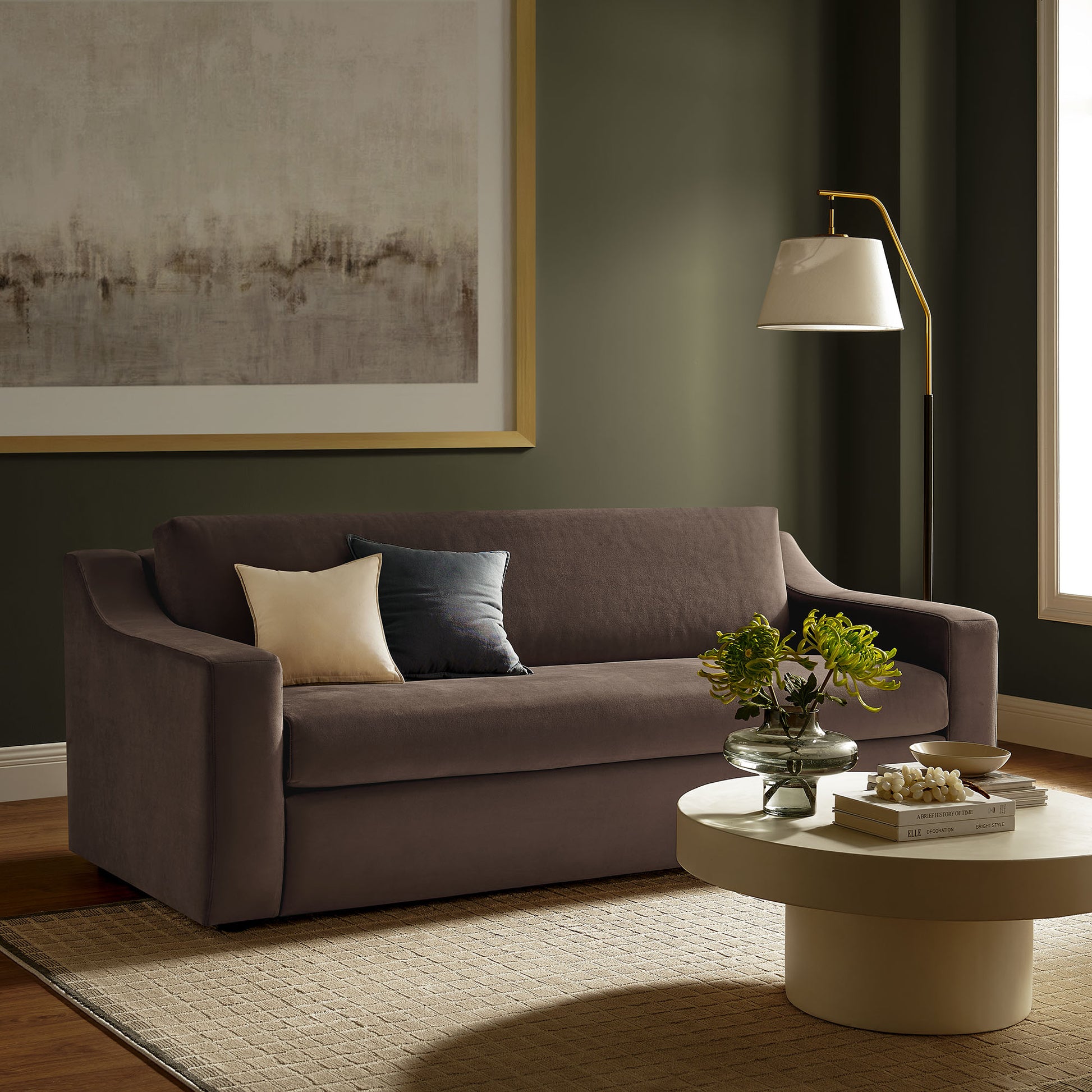 Liora Performance Velvet Sofa