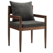 Remington Wood Dining Armchair - Charcoal