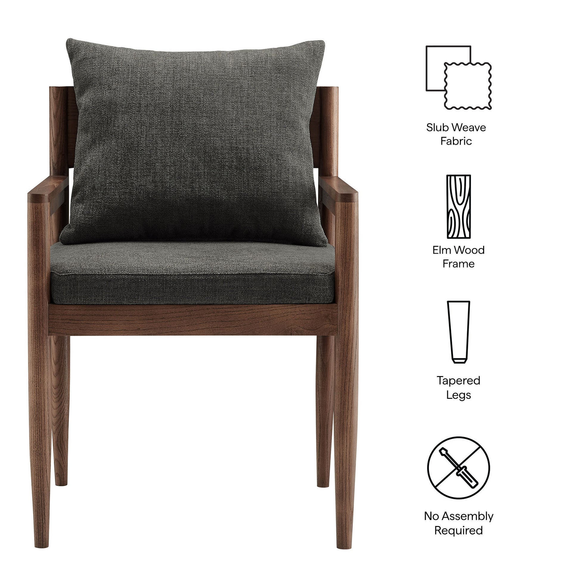 Remington Wood Dining Armchair - Salt