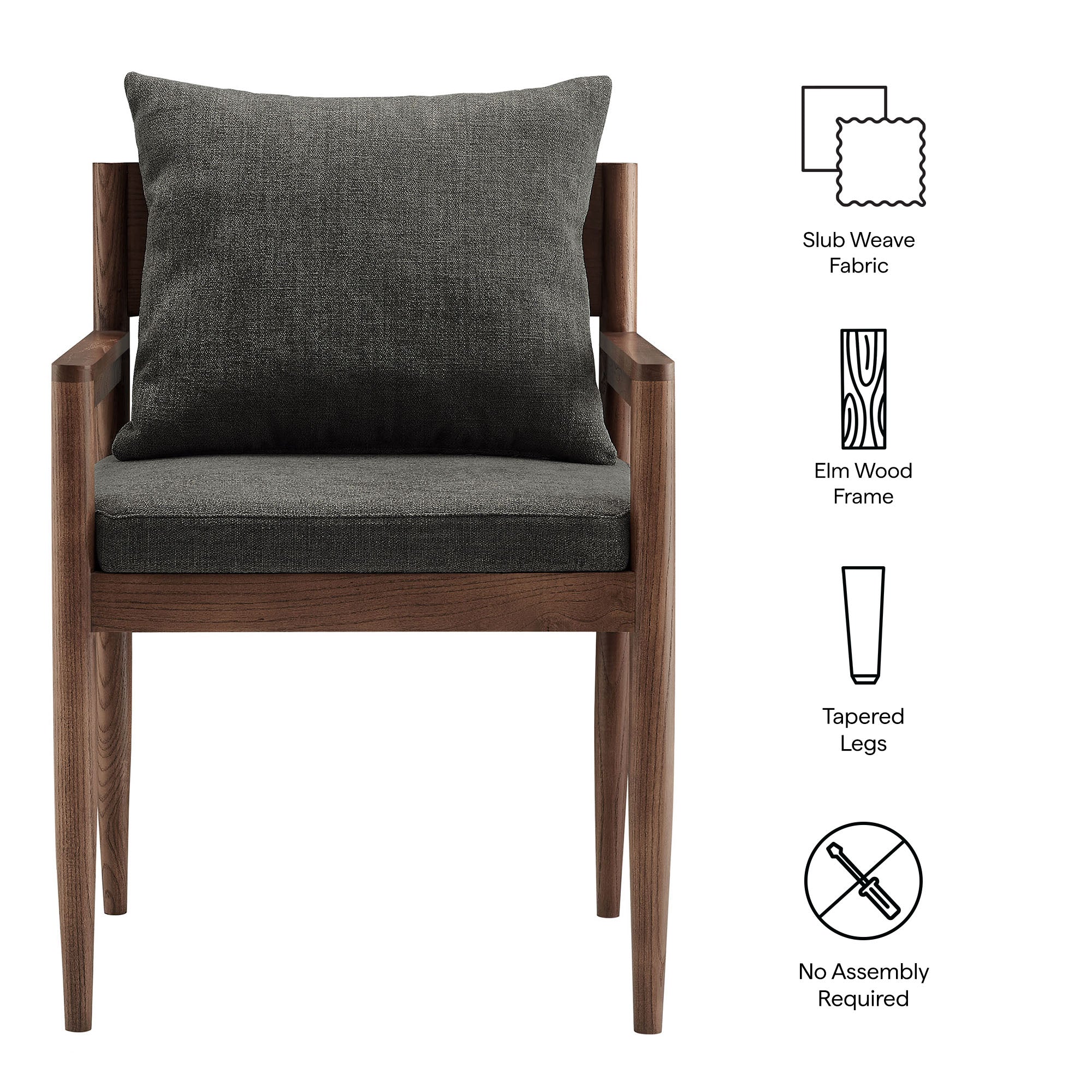Remington Wood Dining Armchair - Salt