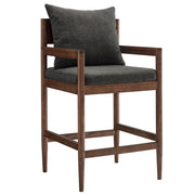 Remington Wood Counter Stool - Charcoal
