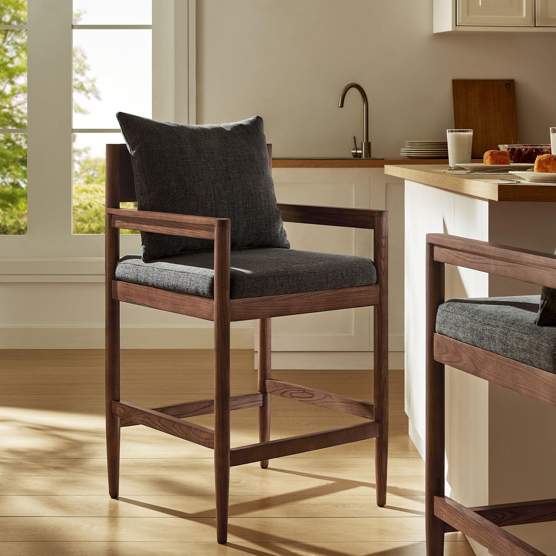 Remington Wood Counter Stool