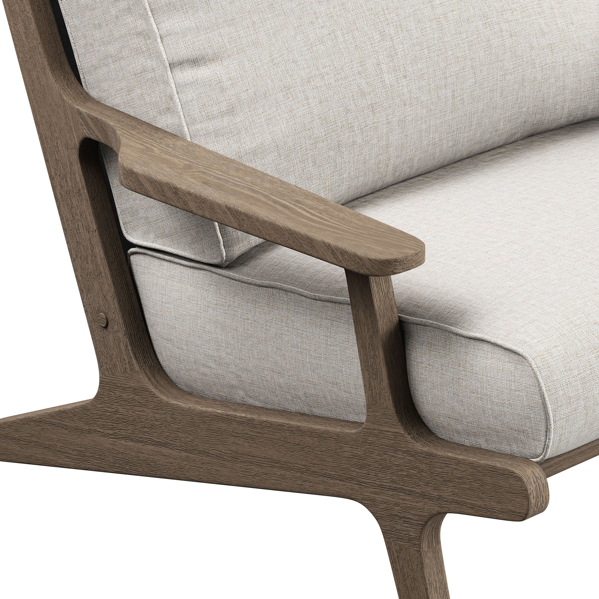 Saratoga 3-Piece Outdoor Teak Wood Furniture Set with Lounge Chairs and Side Table