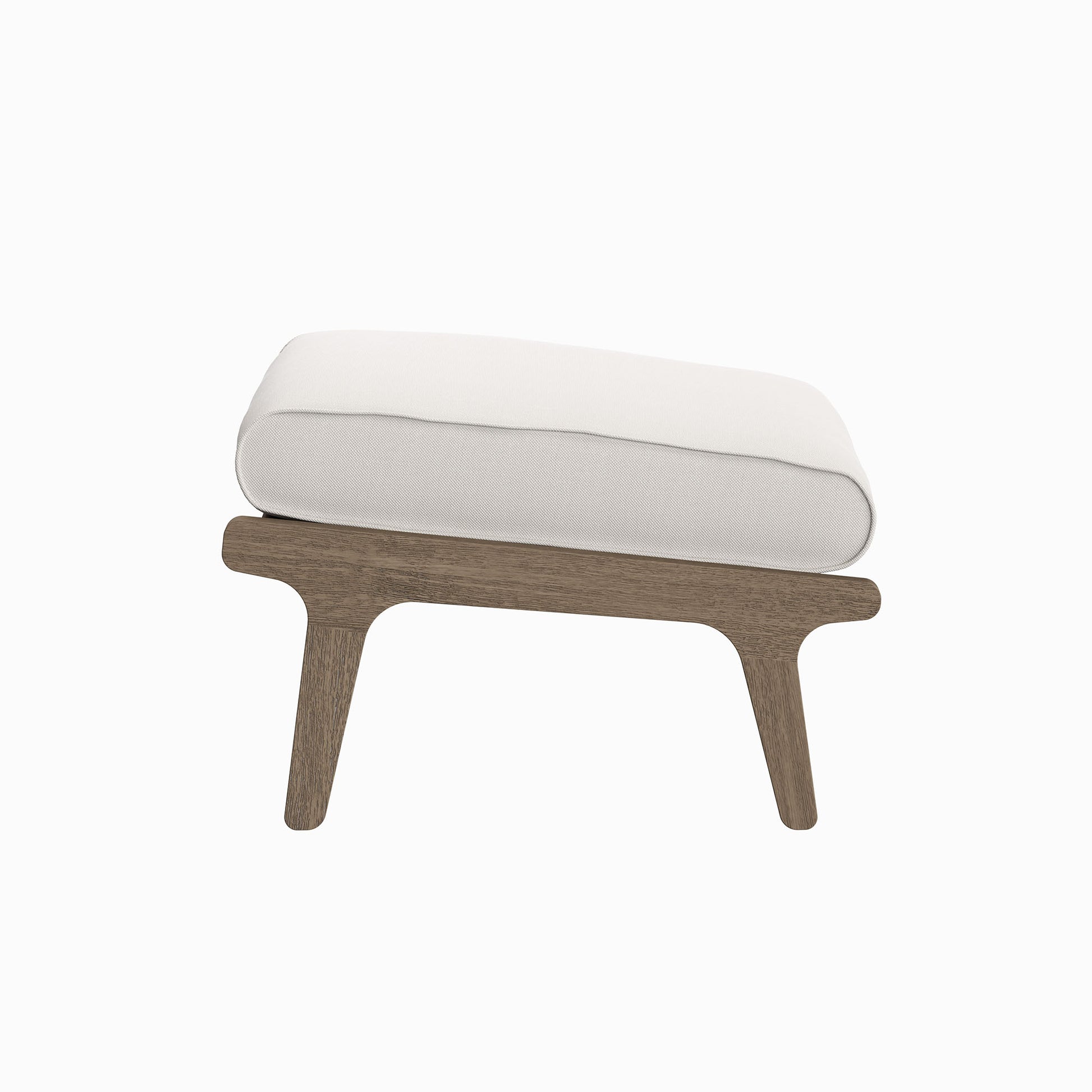 Saratoga Outdoor Teak Wood Chair and Ottoman Set
