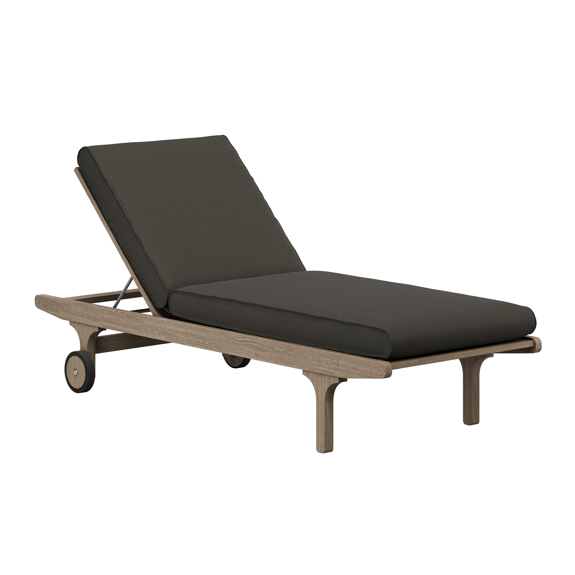 Saratoga Outdoor Teak Wood 3-Piece Chaise Lounge Furniture Set