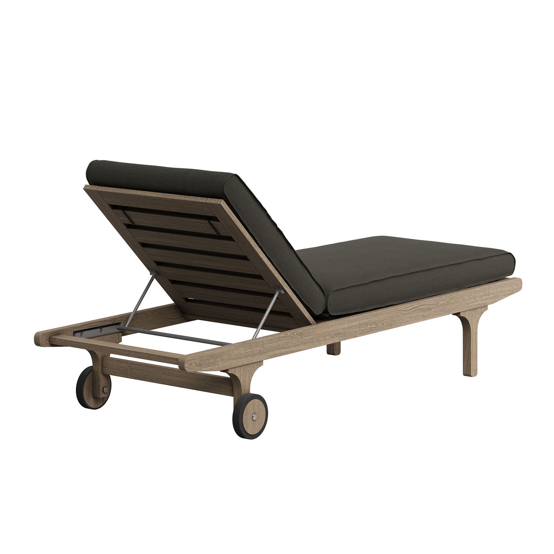 Saratoga Outdoor Teak Wood 3-Piece Chaise Lounge Furniture Set