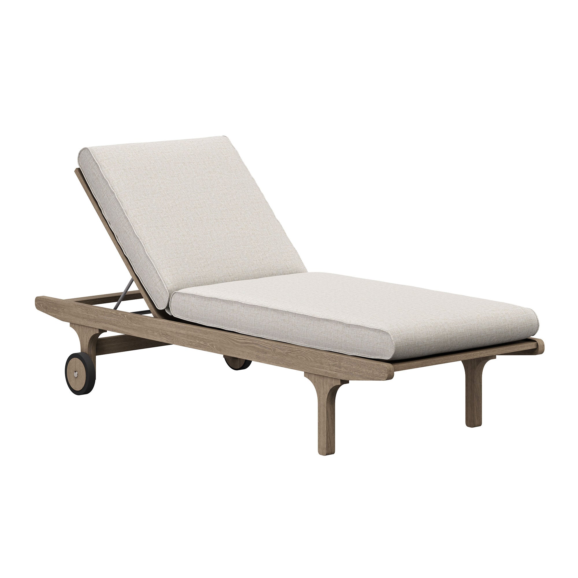Saratoga Outdoor Teak Chaise Lounge Chair