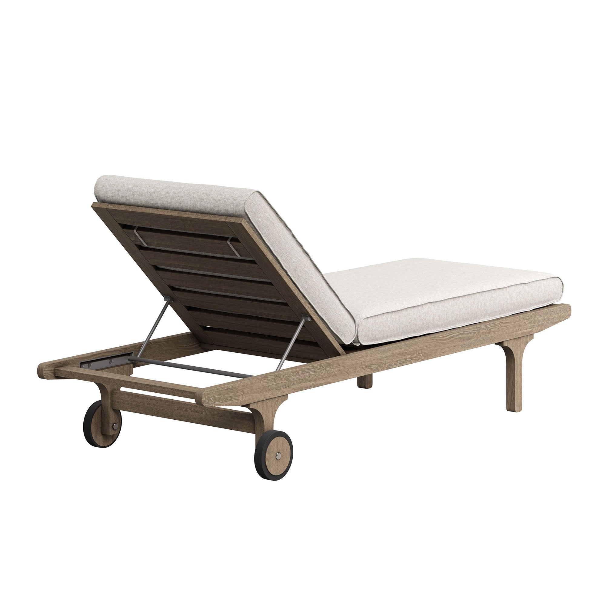 Saratoga Outdoor Teak Chaise Lounge Chair