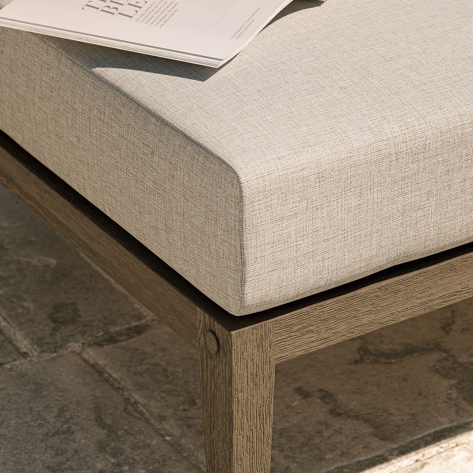 Northlake Outdoor Teak Ottoman