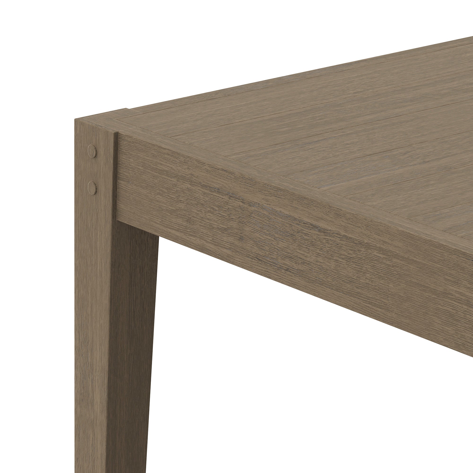 Northlake 83" Rectangular Outdoor Patio Teak Dining Table