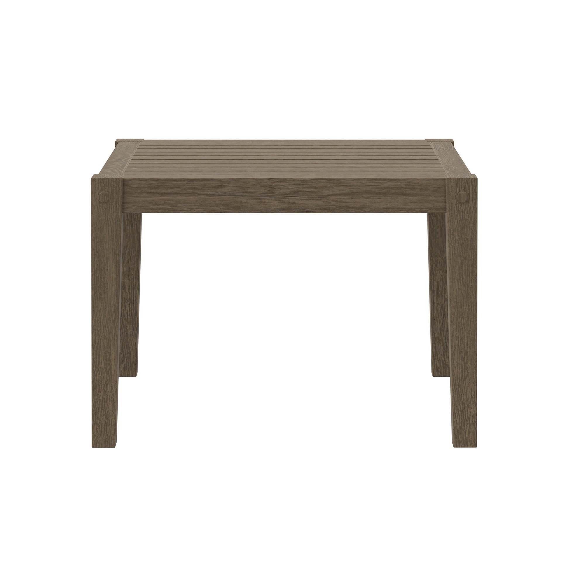 Northlake Square Outdoor Patio Teak Side Table