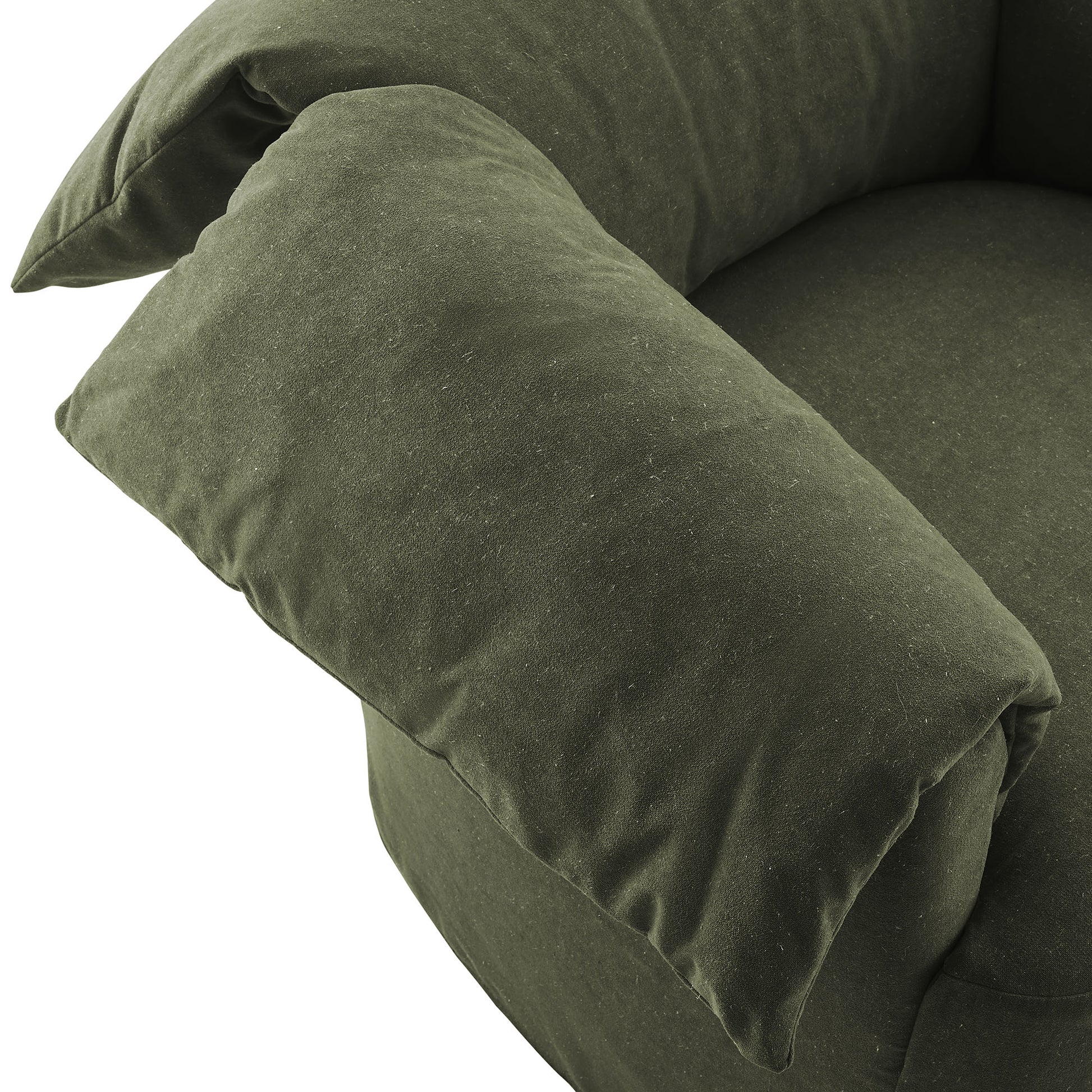 Lark Slipcovered Fabric Oversized Armchair