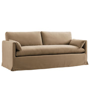 Wellfleet 85" Slipcovered Fabric Sofa - Almond