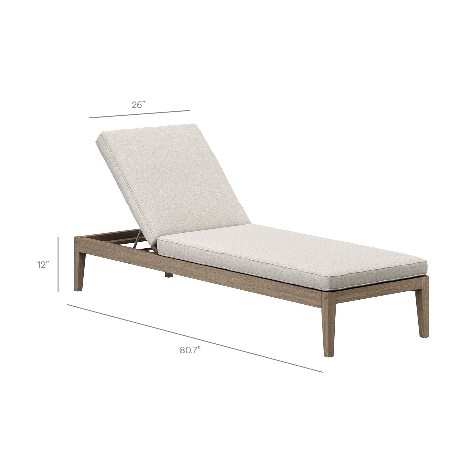 Saratoga Outdoor Teak Wood 3-Piece Chaise Lounge Furniture Set