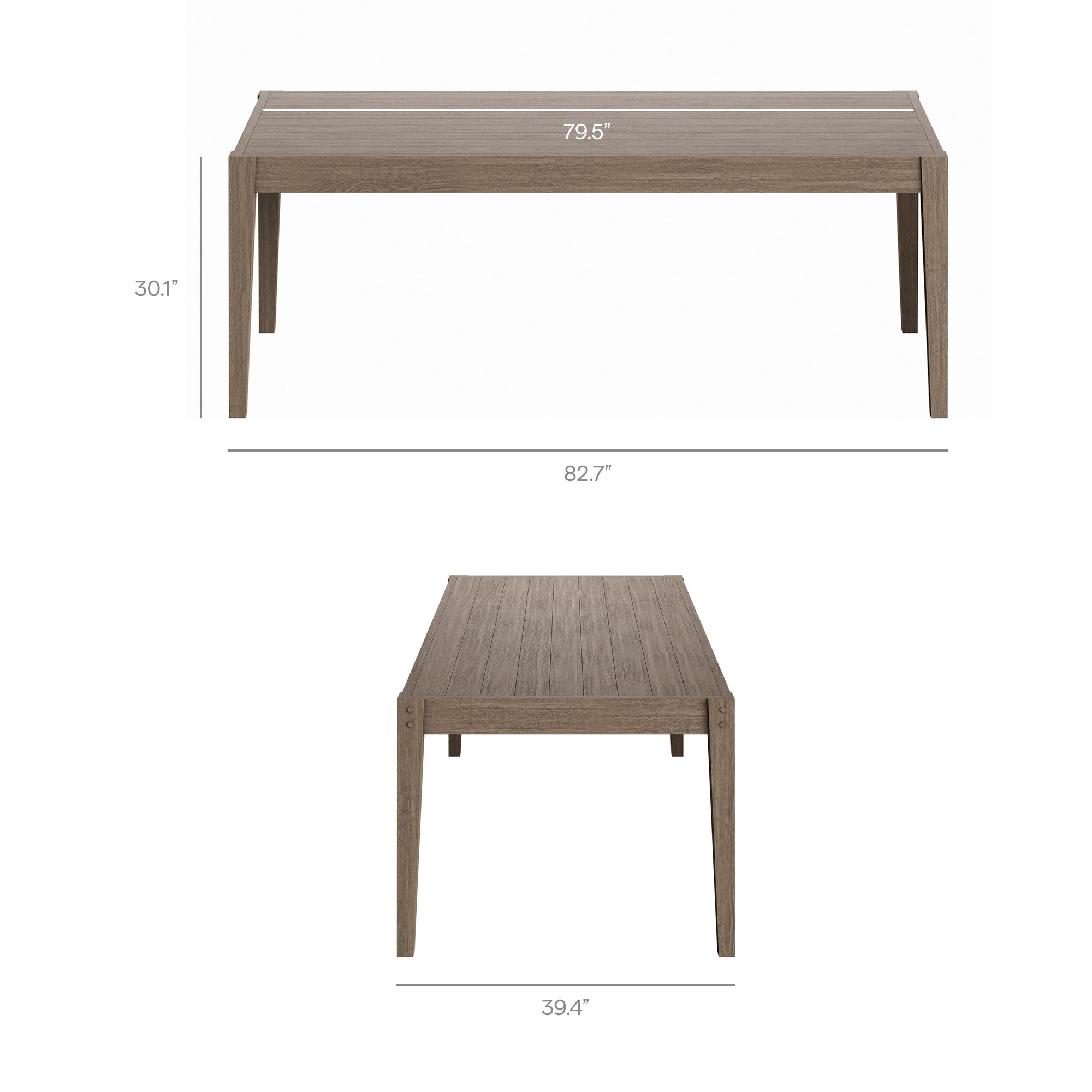 Northlake 9-Piece Outdoor Teak Wood Dining Set
