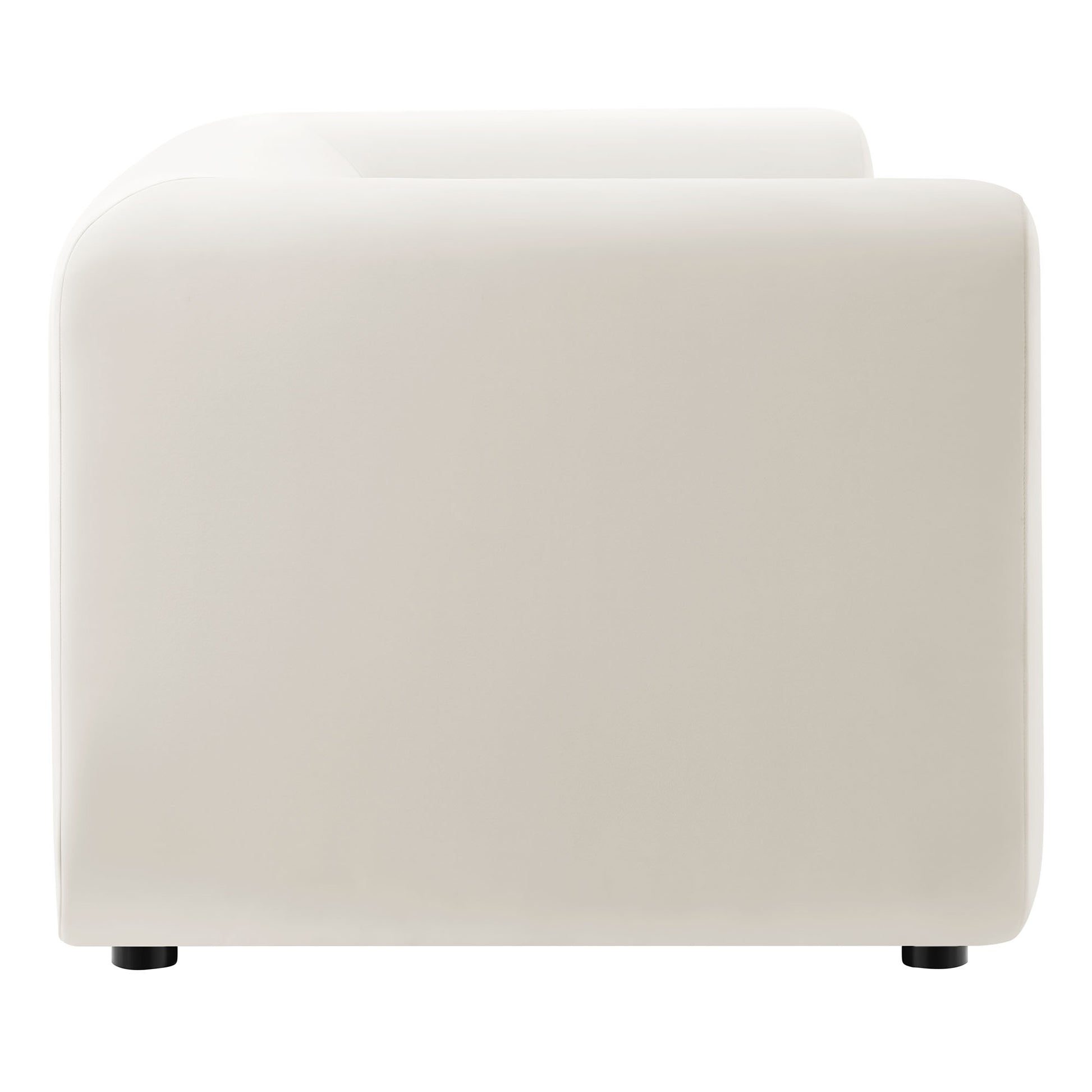 Leif 89" Performance Velvet Upholstered Sofa
