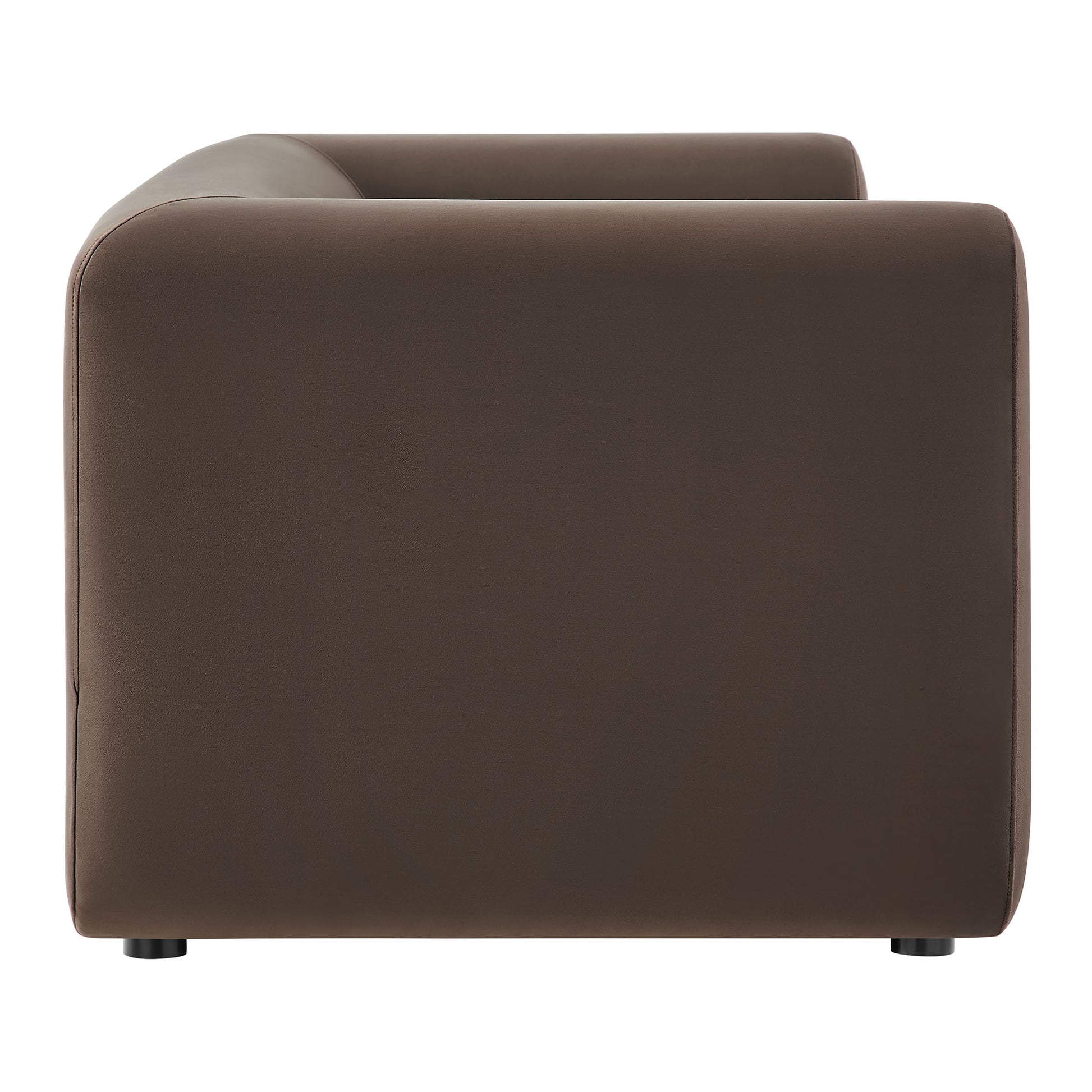 Leif 89" Performance Velvet Upholstered Sofa