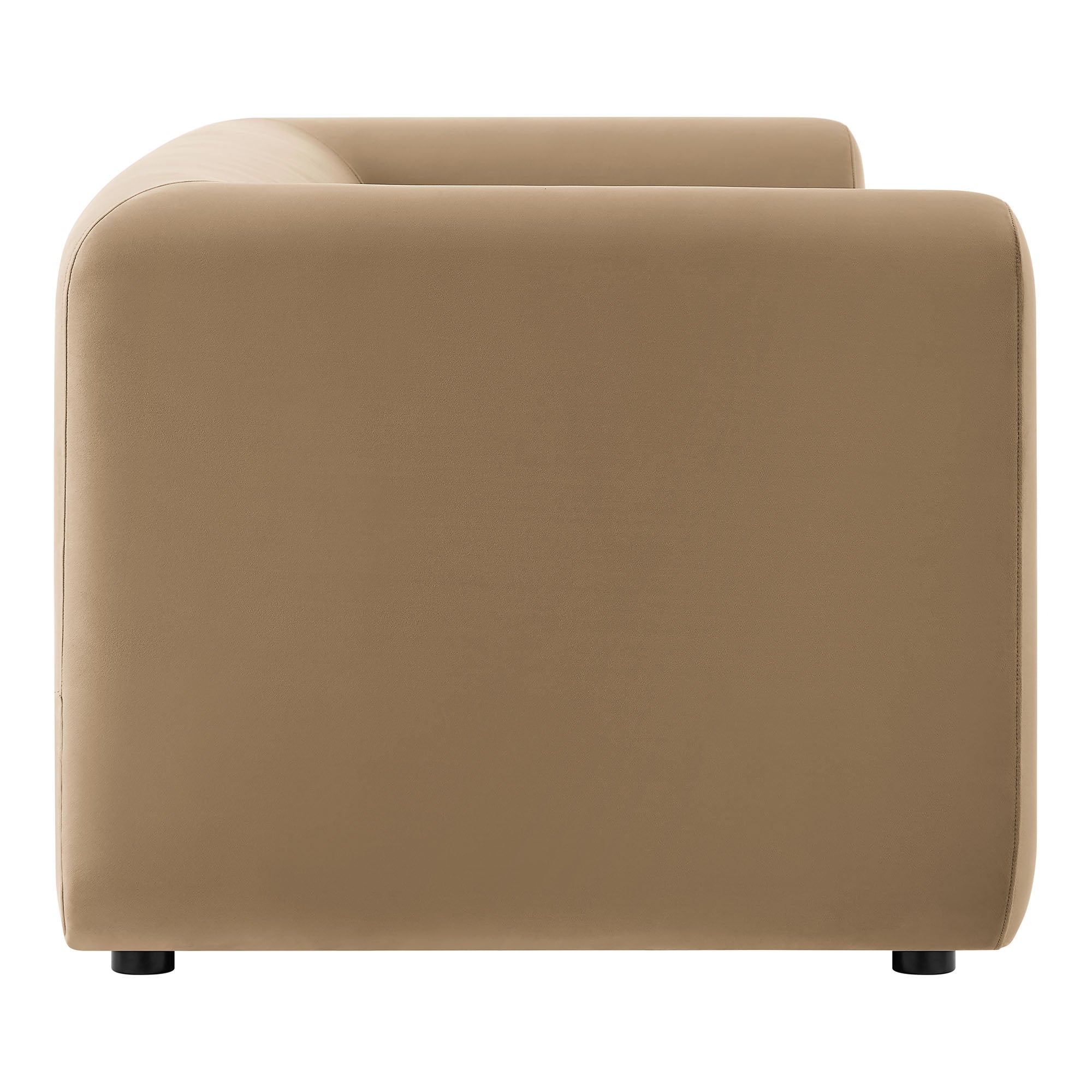 Leif 89" Performance Velvet Upholstered Sofa