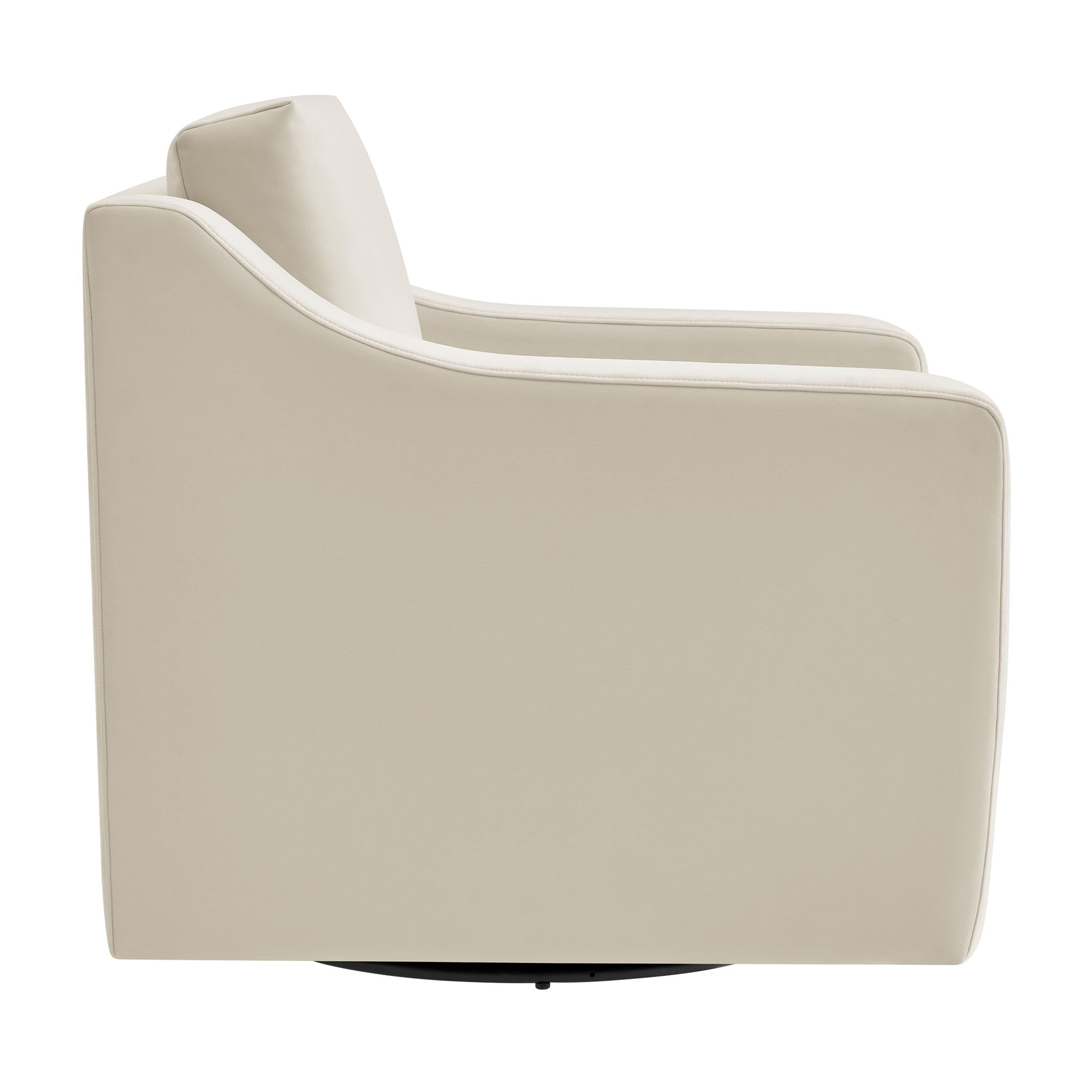 Liora Performance Velvet Armchair - Taupe