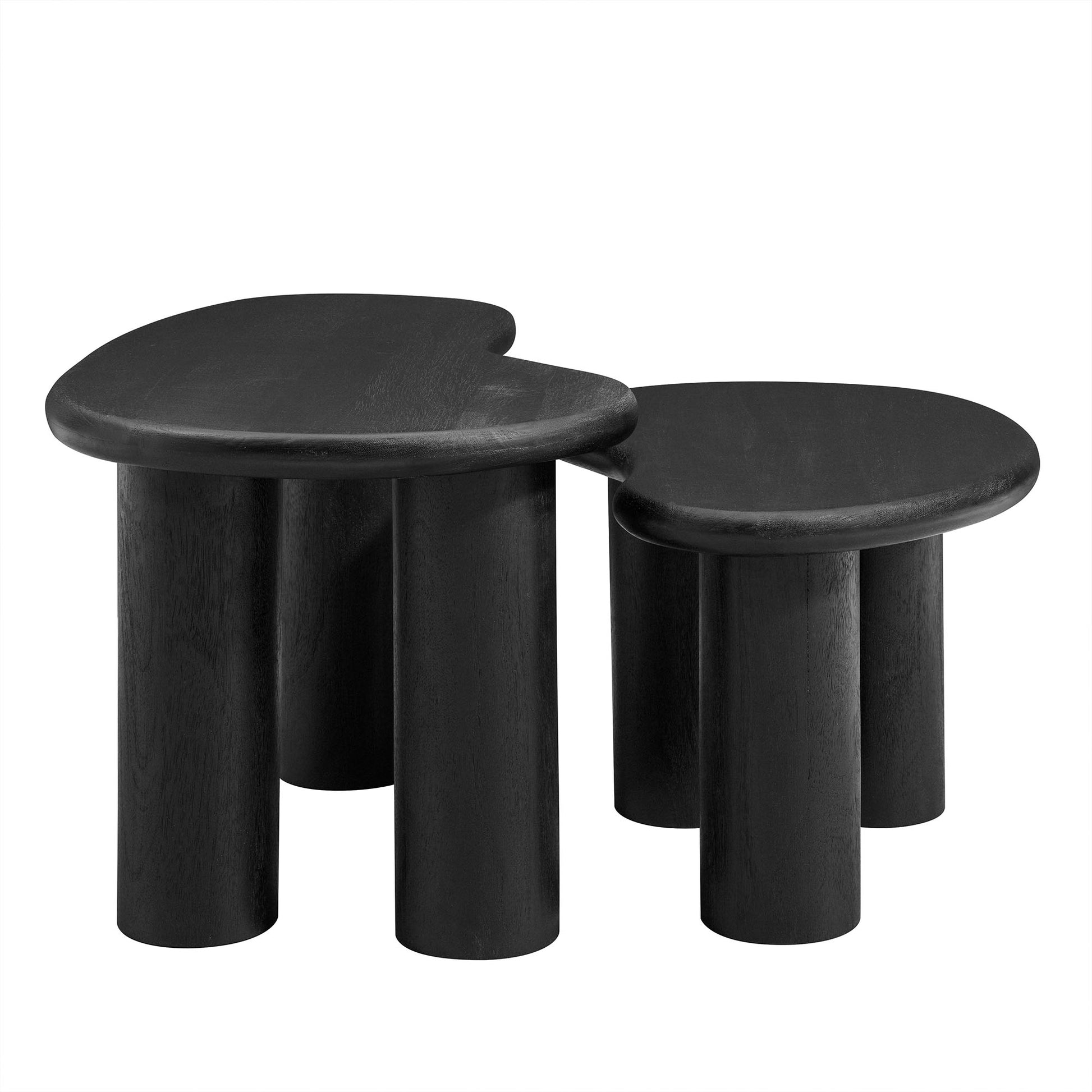 Hackney Mango Wood Nesting Coffee Table Set
