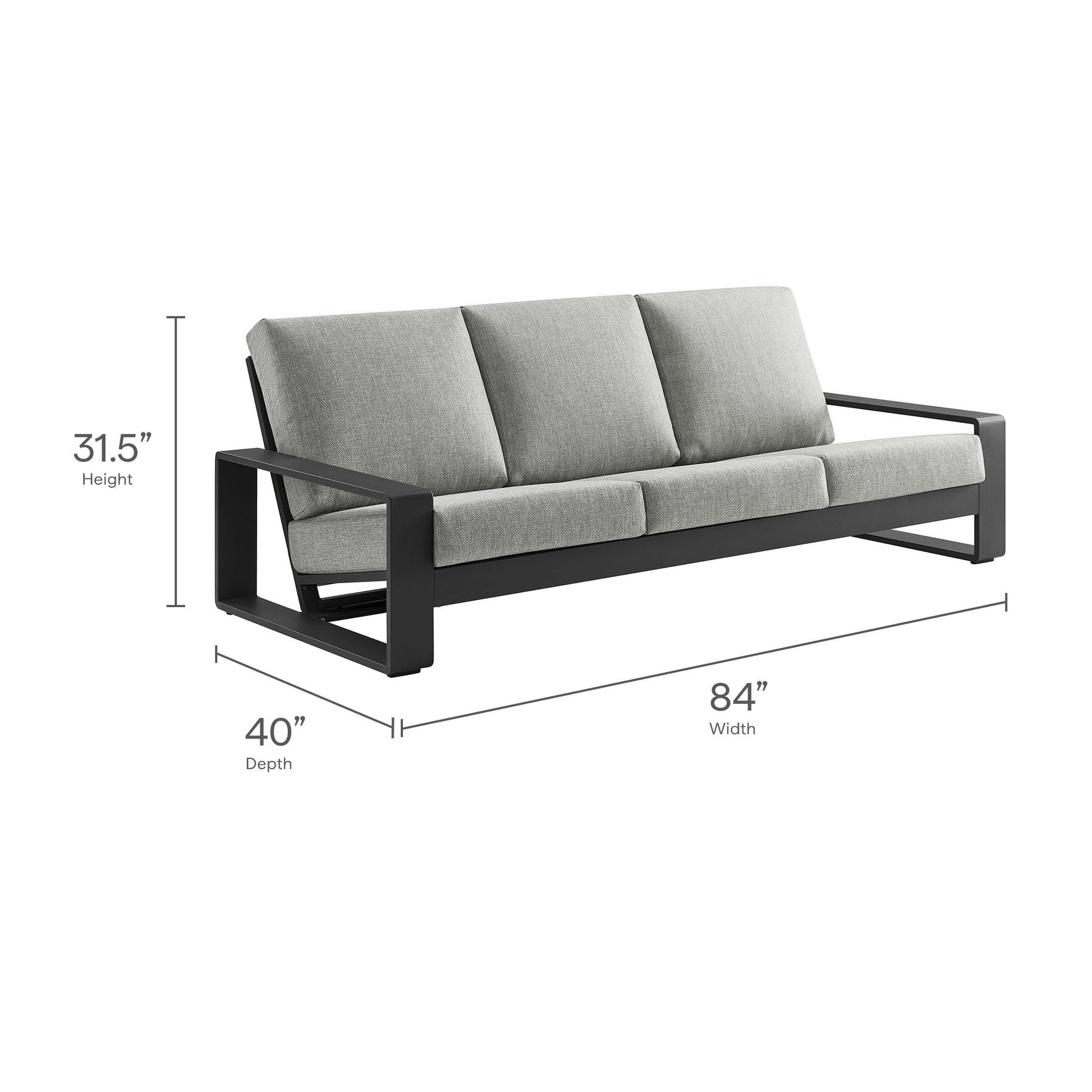 Lirienne 4-Piece Outdoor Patio Aluminum Furniture Set