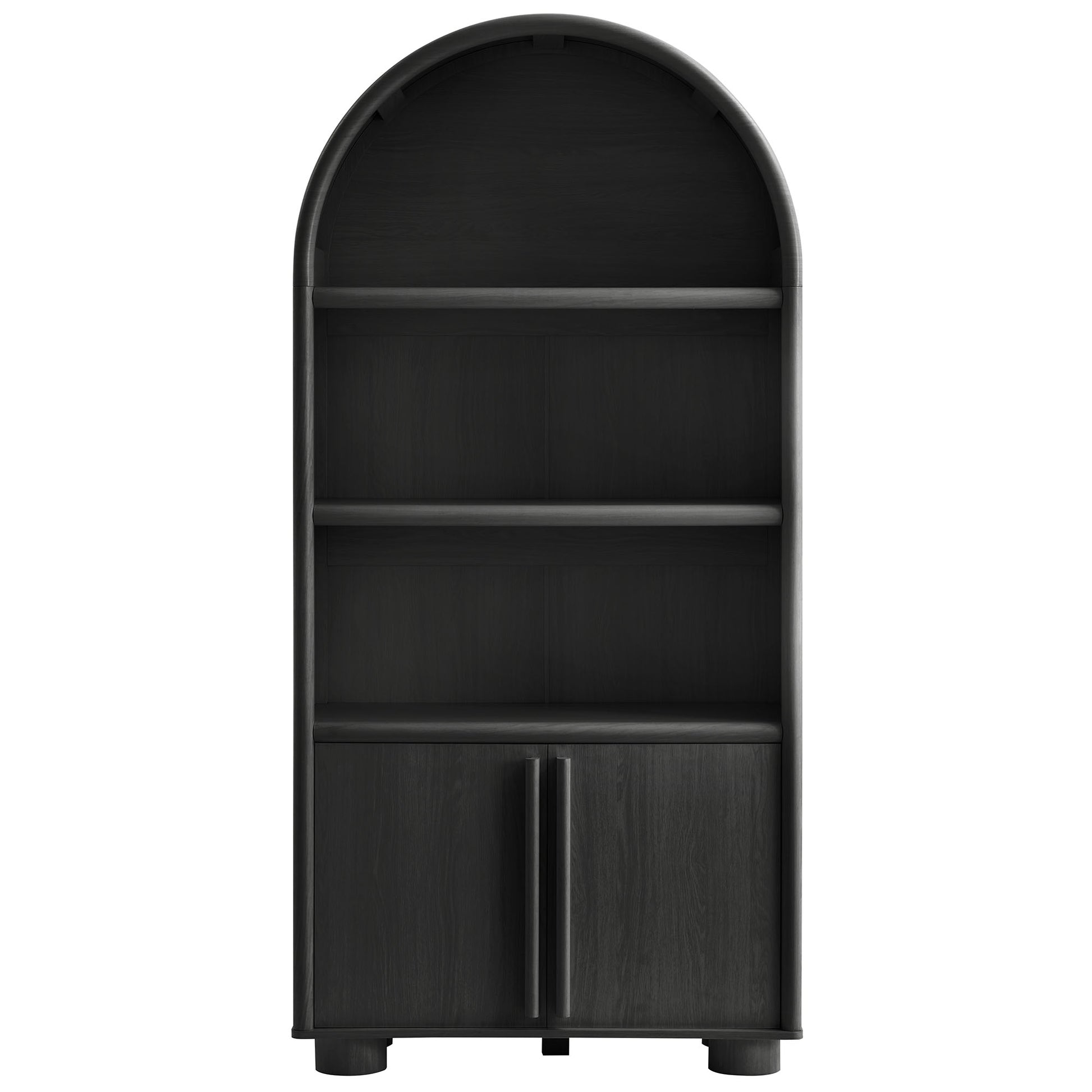 Bellamy Tall Arched Display Cabinet Bookcase