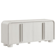 Bellamy Curved 4-Door Sideboard Cabinet - Ash